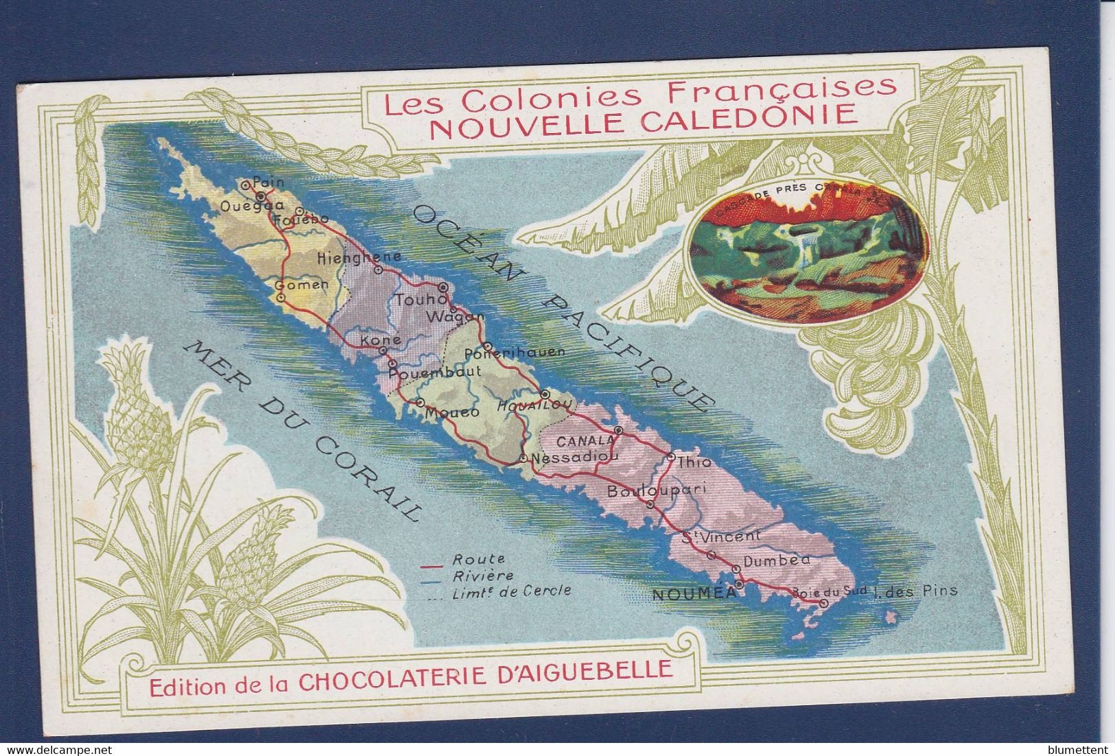 CPA Nouvelle Calédonie New Calédonia Océanie Non Circulé Chocolat D'Aiguebelle - New Caledonia