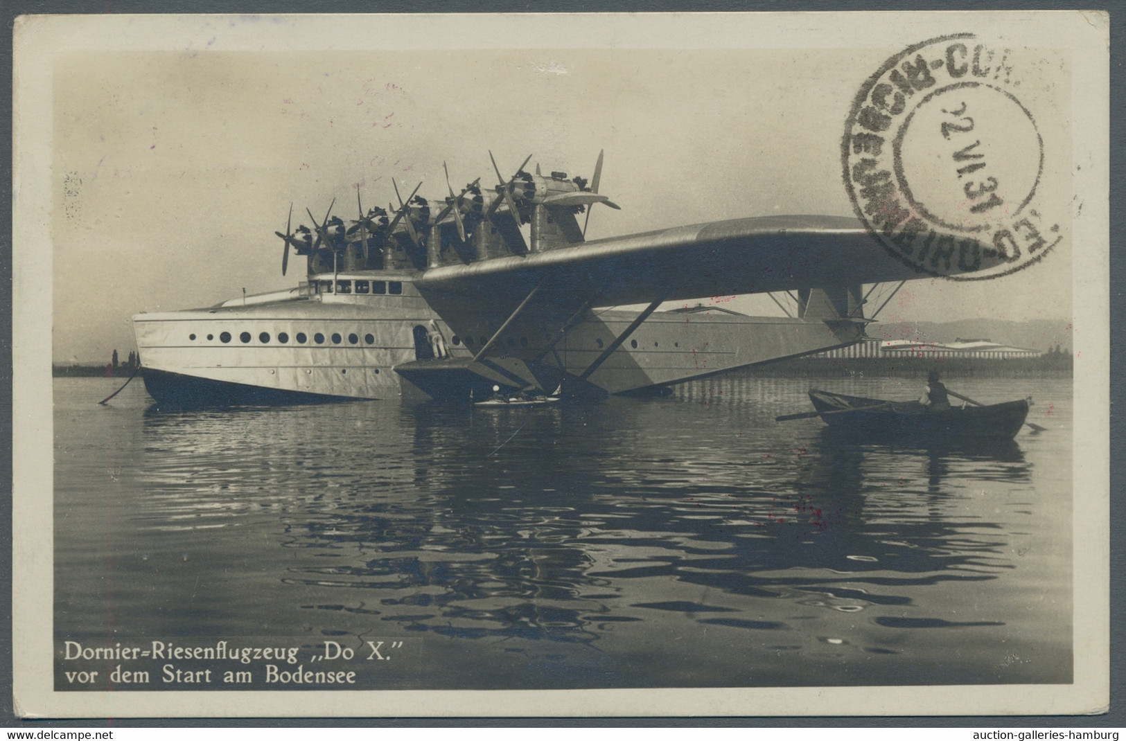 Air Mail - Germany: DOX; 1931, Südamerikafahrt 2 Mark (Mi.Nr. 438) Und Flugpostm - Airmail & Zeppelin