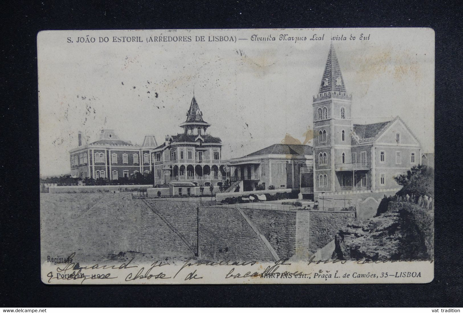 PORTUGAL- Carte Postale De Lisbonne Pour Le Couvent De Carnide En 1906 - L 122678 - Cartas & Documentos