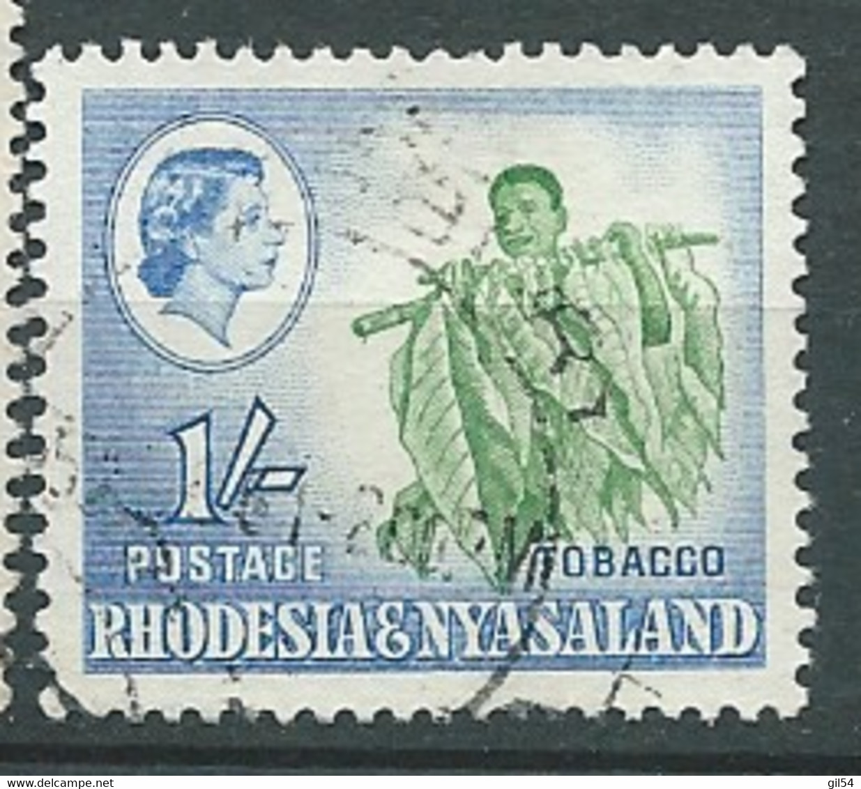 Rhodésie - Nyassaland   - Yvert N° 26 Oblitéré - Pal 10521 - Rhodesia & Nyasaland (1954-1963)