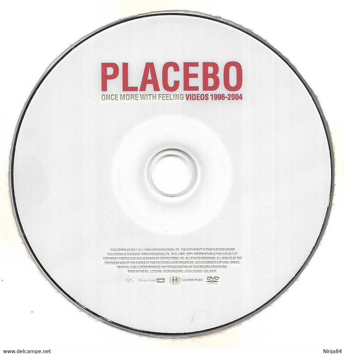 D-V-D Placebo / Marc Bolan " Once More With Feeling: Videos 1996-2004 " Angleterre - Music On DVD