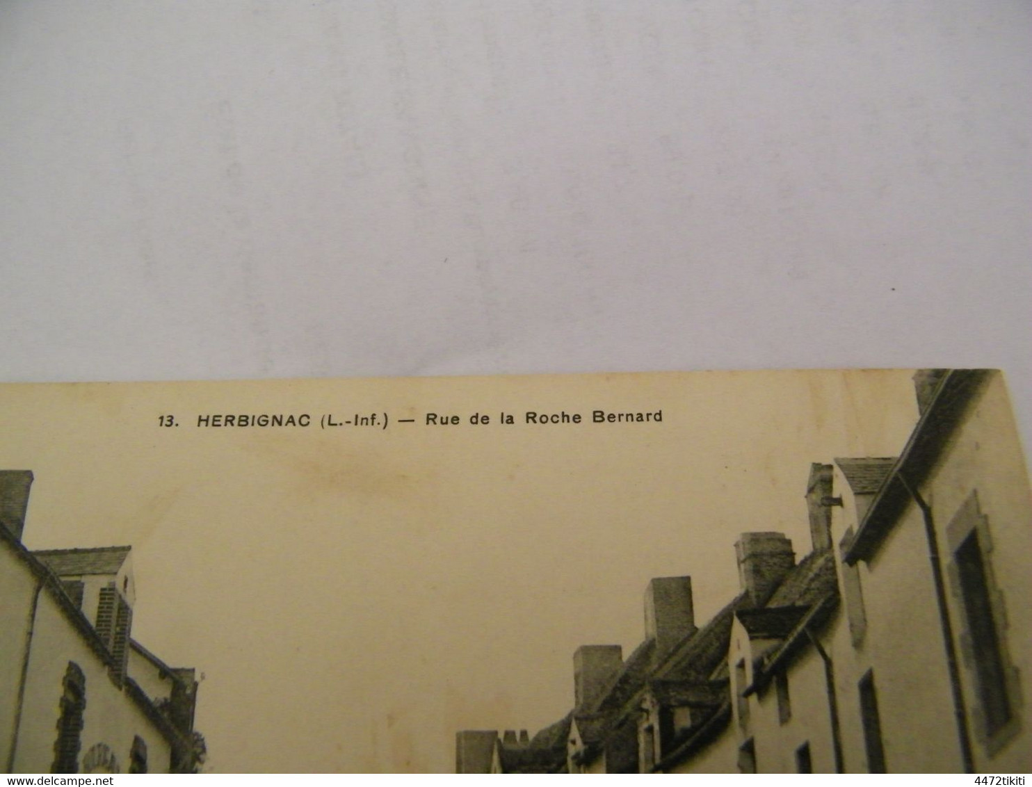 CPA - Herbignac (44) - Rue De La Roche Bernard - Hôtel Des Voyageurs Bourigault - 1923 - SUP - (GJ  79) - Herbignac