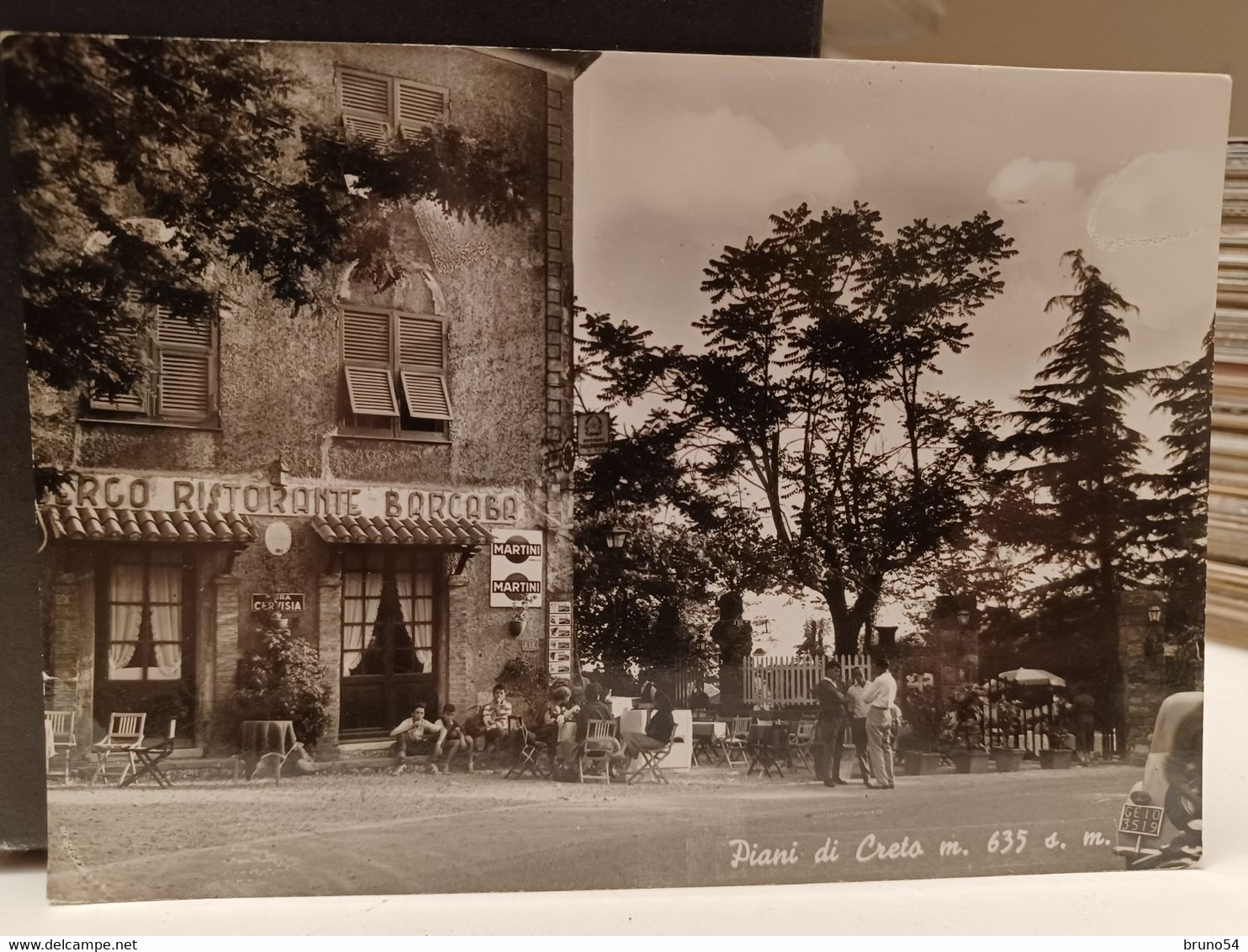 Cartolina  Piani Di Creto Fa Parte Del Comune Di Montoggio, In Provincia Di Genova,albergo Ristorante Barcaba 1971 - Genova