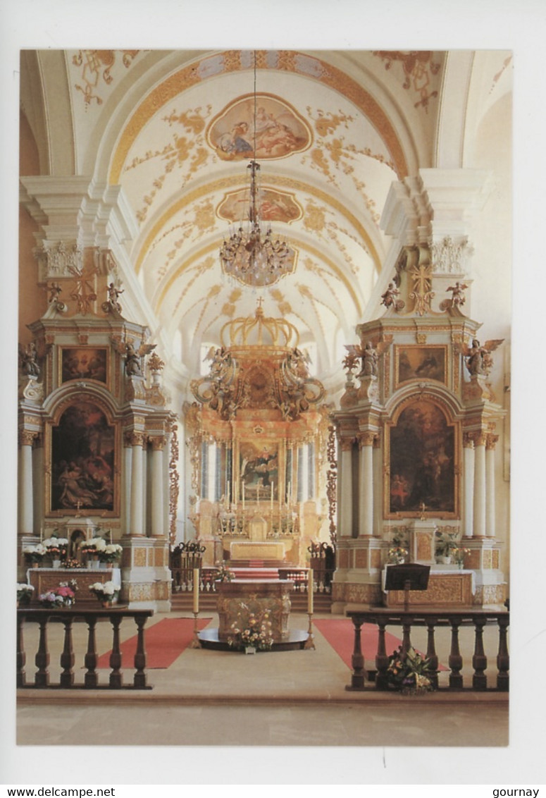 Abbaye De Ebersmunster - Le Choeur Et Le Transept (cp Vierge) - Ebersmunster