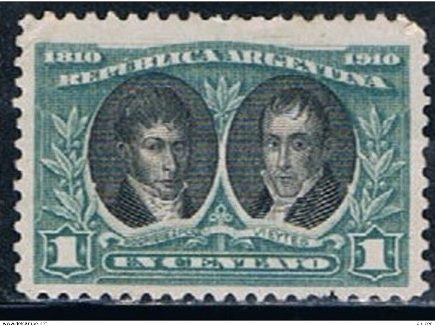 Argentina, 1910, MNG - Nuevos