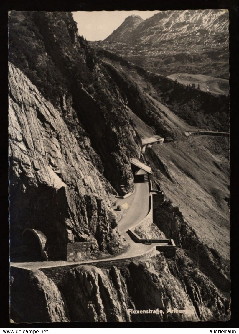 Flexenstraße / Arlberg -  1957 Mit Sehr Schönem Sonderstempel Lech Am Arlberg Gelaufen - Lech