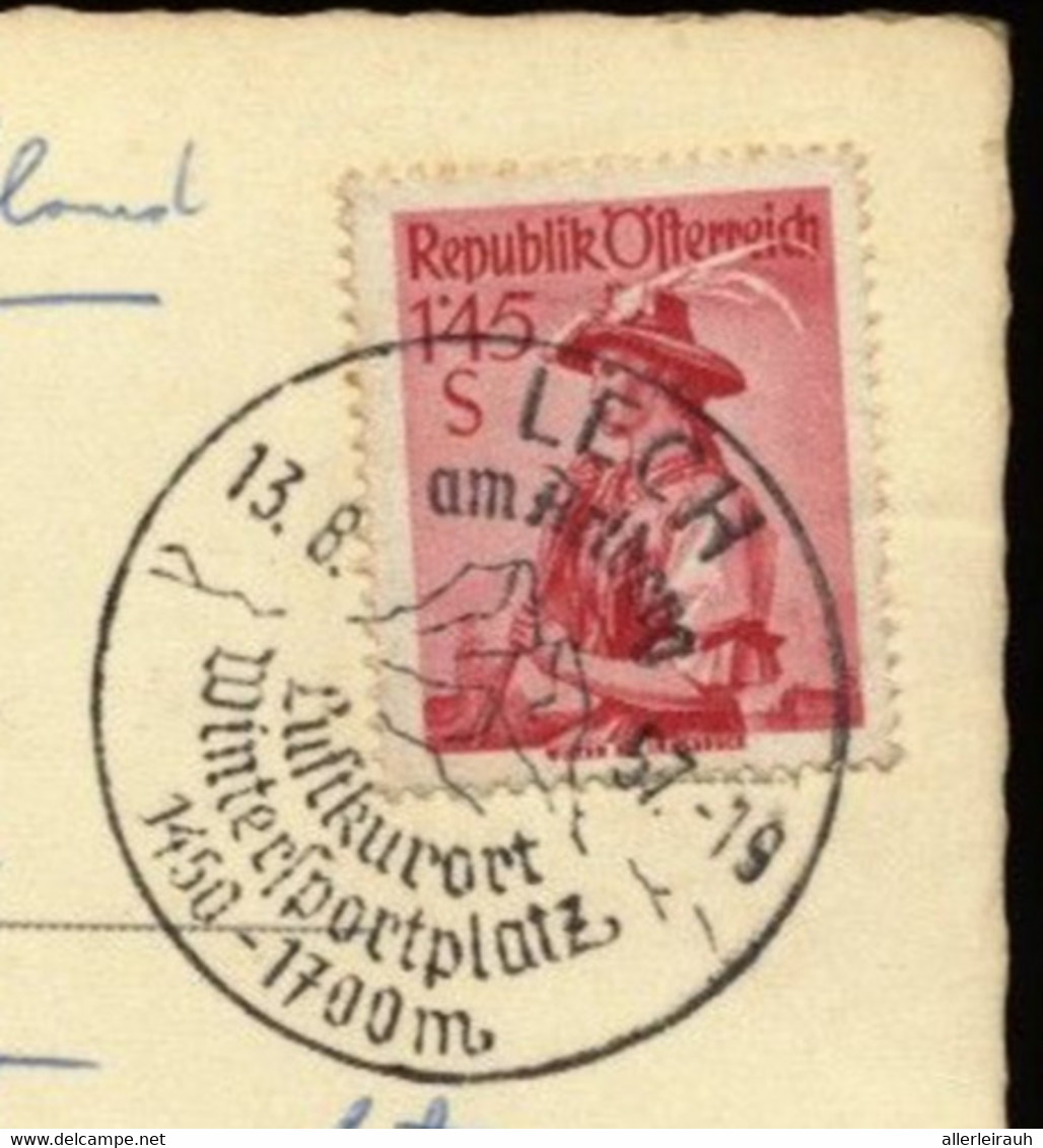 Flexenstraße / Arlberg -  1957 Mit Sehr Schönem Sonderstempel Lech Am Arlberg Gelaufen - Lech