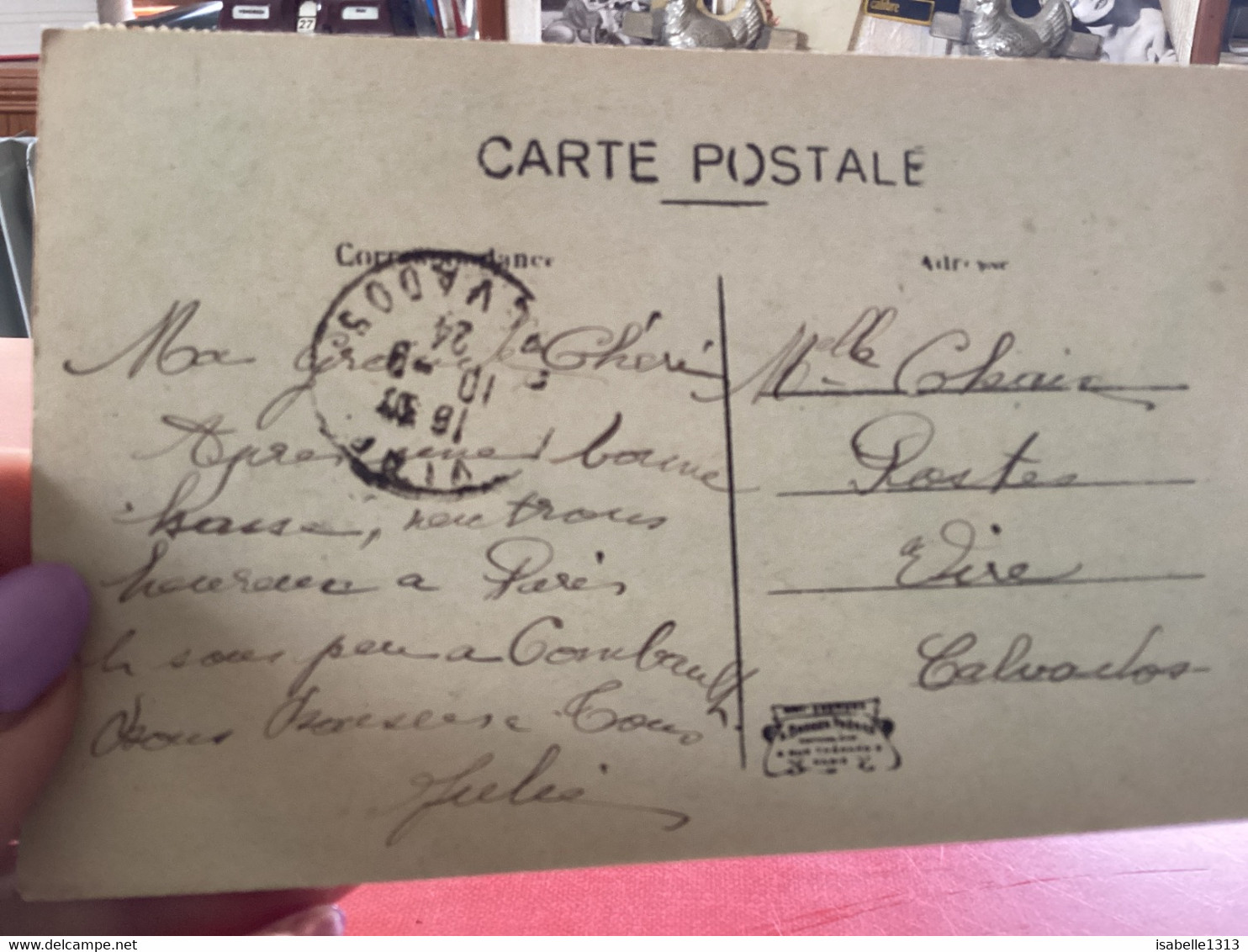 80 AILLY SUR NOYE - Rue Sadi Carnot Carte Postale Animés Enfants Poteau électrique - Ailly Le Haut Clocher