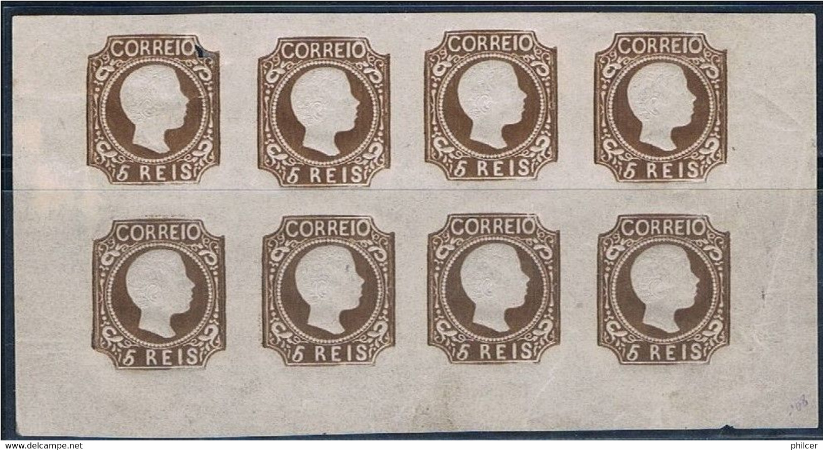 Portugal, 1863, # 10 Reimpressão, MH - Ongebruikt