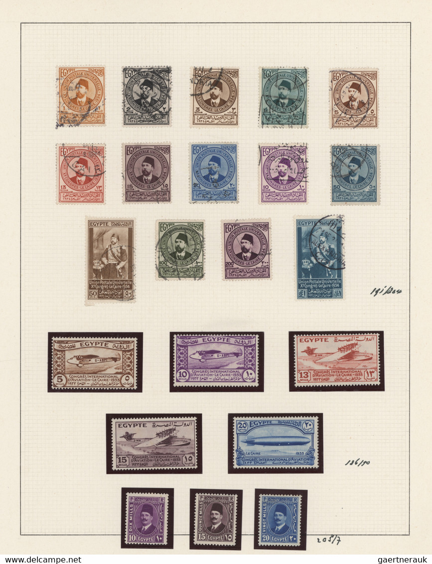 Egypt: 1866-1960 Ca.: Collection Of Mint And/or Used Stamps And Souvenir Sheets - 1866-1914 Ägypten Khediva