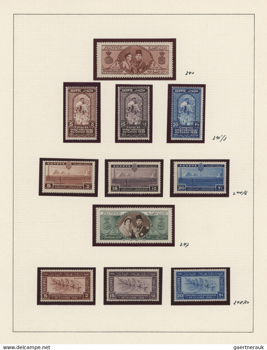 Egypt: 1866-1960 Ca.: Collection Of Mint And/or Used Stamps And Souvenir Sheets - 1866-1914 Ägypten Khediva