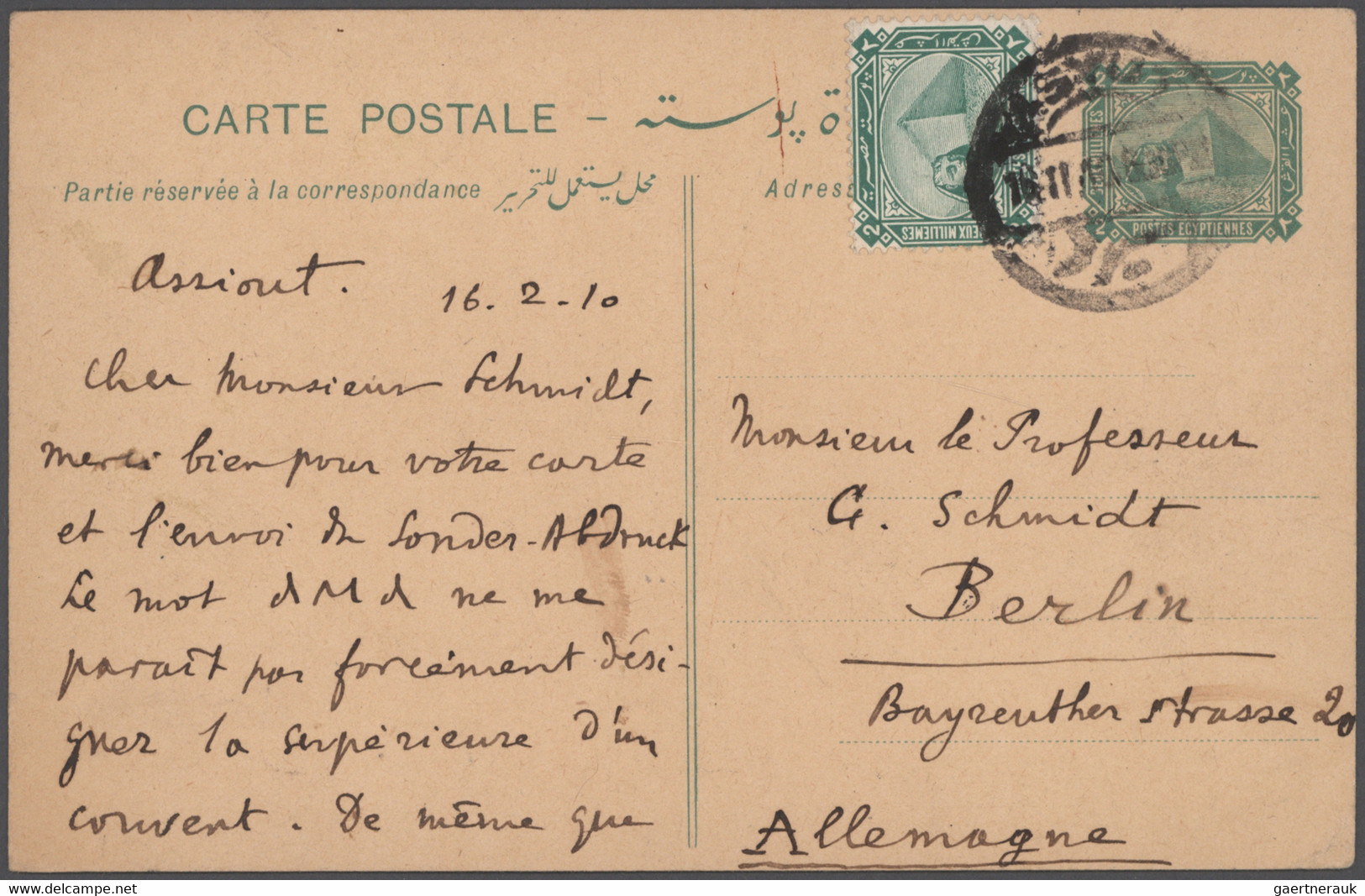 Egypt - postal stationery: 1879-1914, collection of about 100 postal stationery