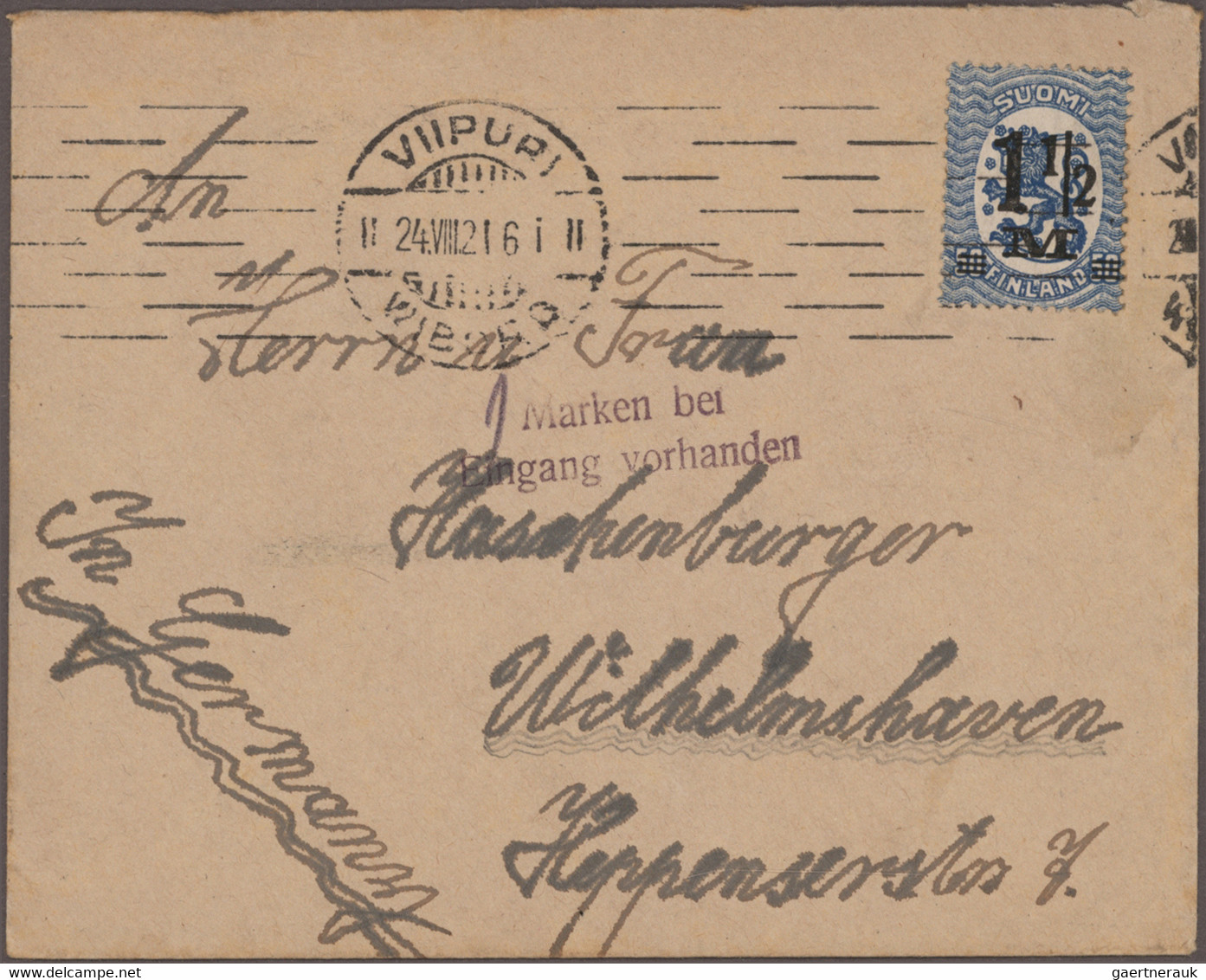 Finland: 1918-modern: More Than 120 Covers, Postcards, Picture Postcards, FDC's - Briefe U. Dokumente