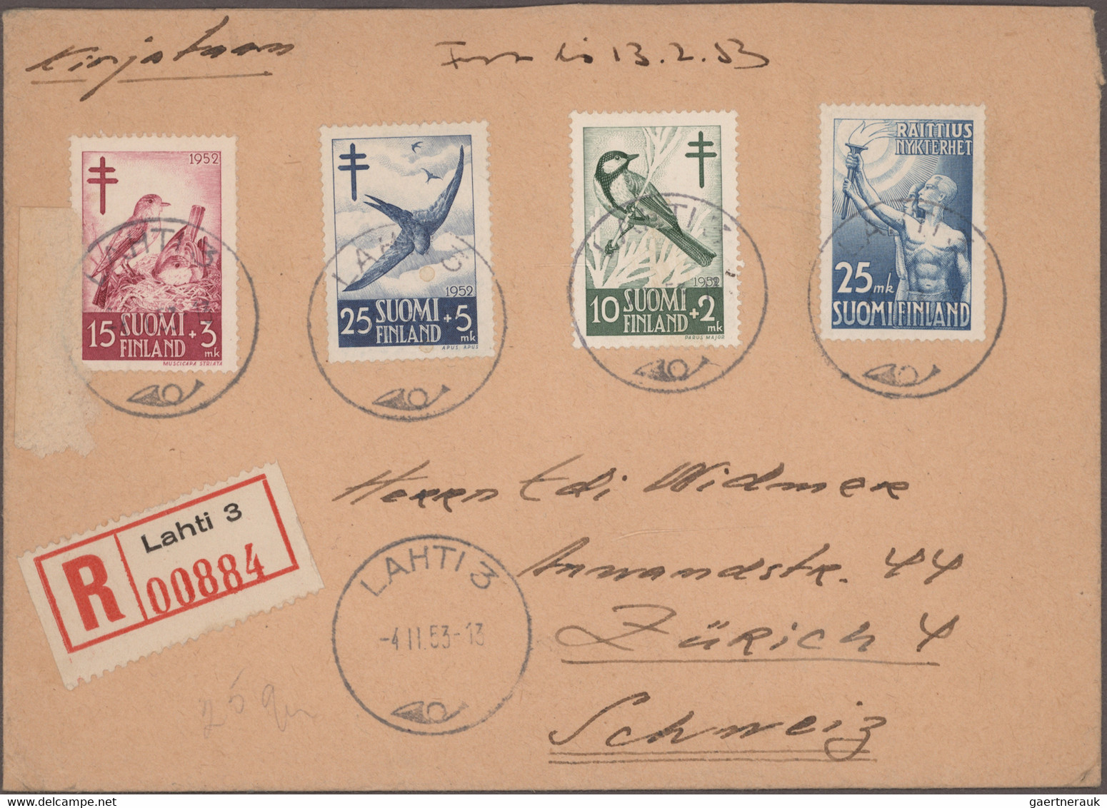 Finland: 1918-modern: More than 120 covers, postcards, picture postcards, FDC's