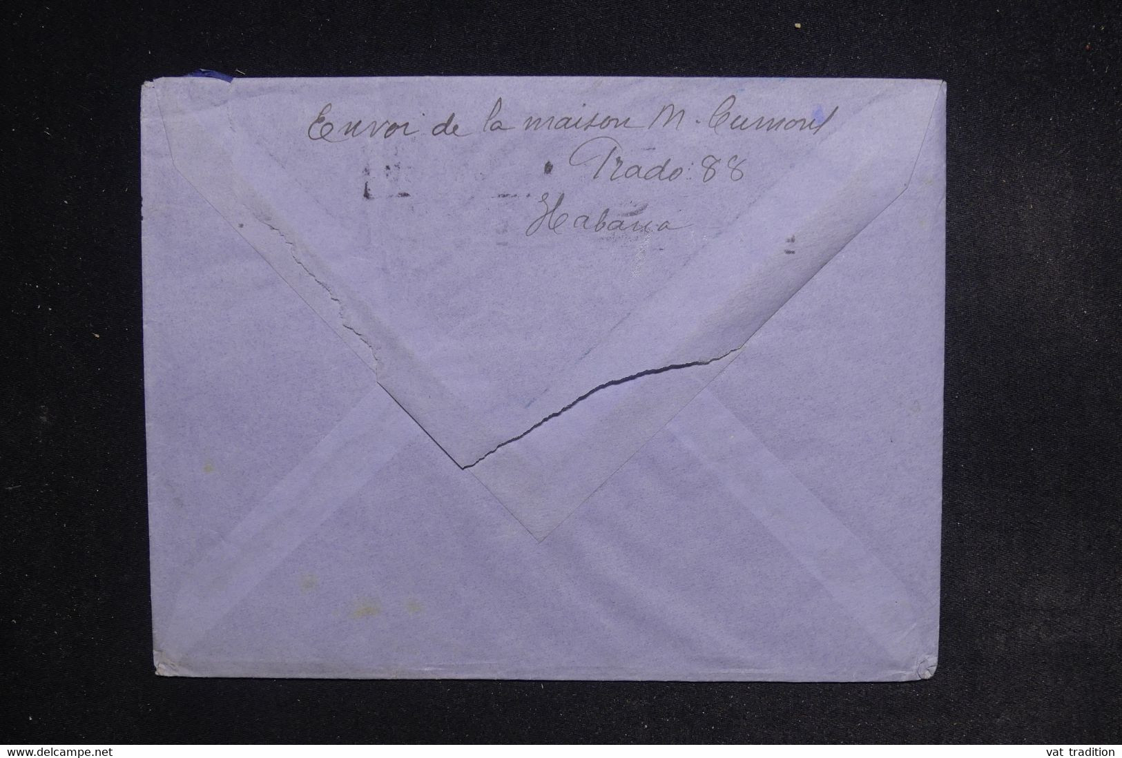 CUBA - Enveloppe De Habana En 1936 Pour La France, Voir Griffe Postale - L 122752 - Cartas & Documentos
