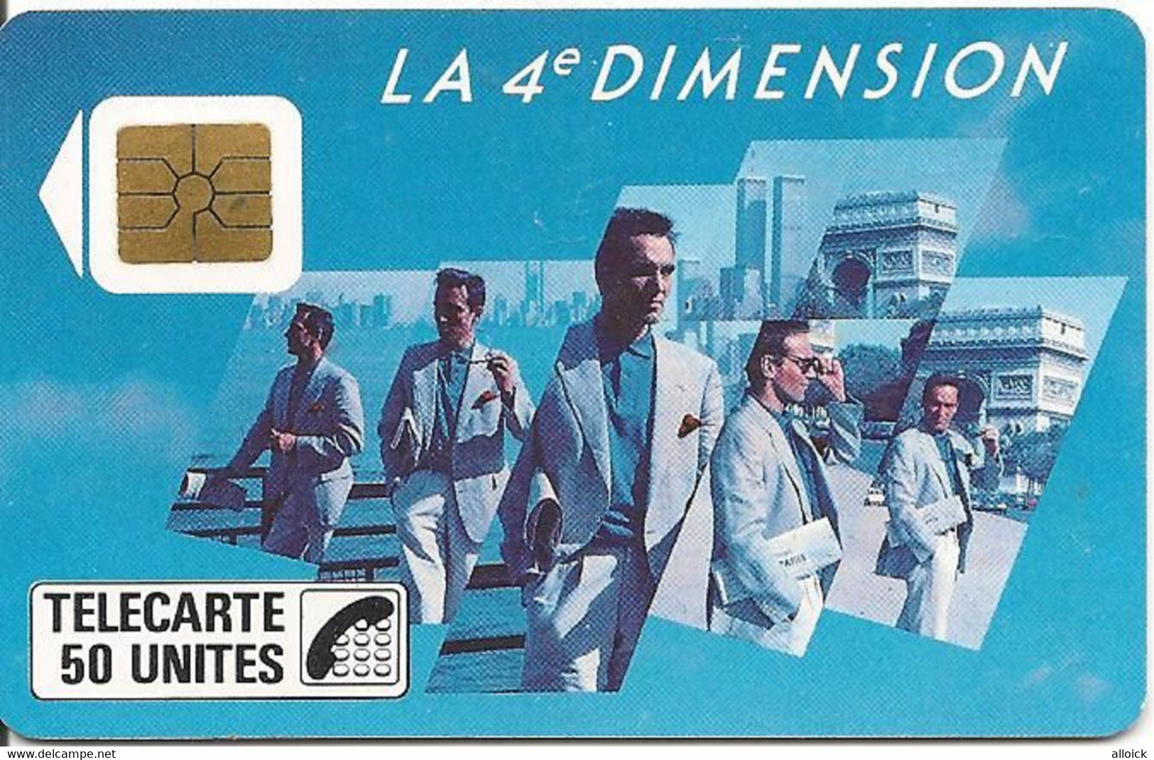 F38-  Utilisée   Luxe/TTB   -  LA 4e DIMENSION  HOMMES  -     Voir Annonce Et Scans  !!! - 1988