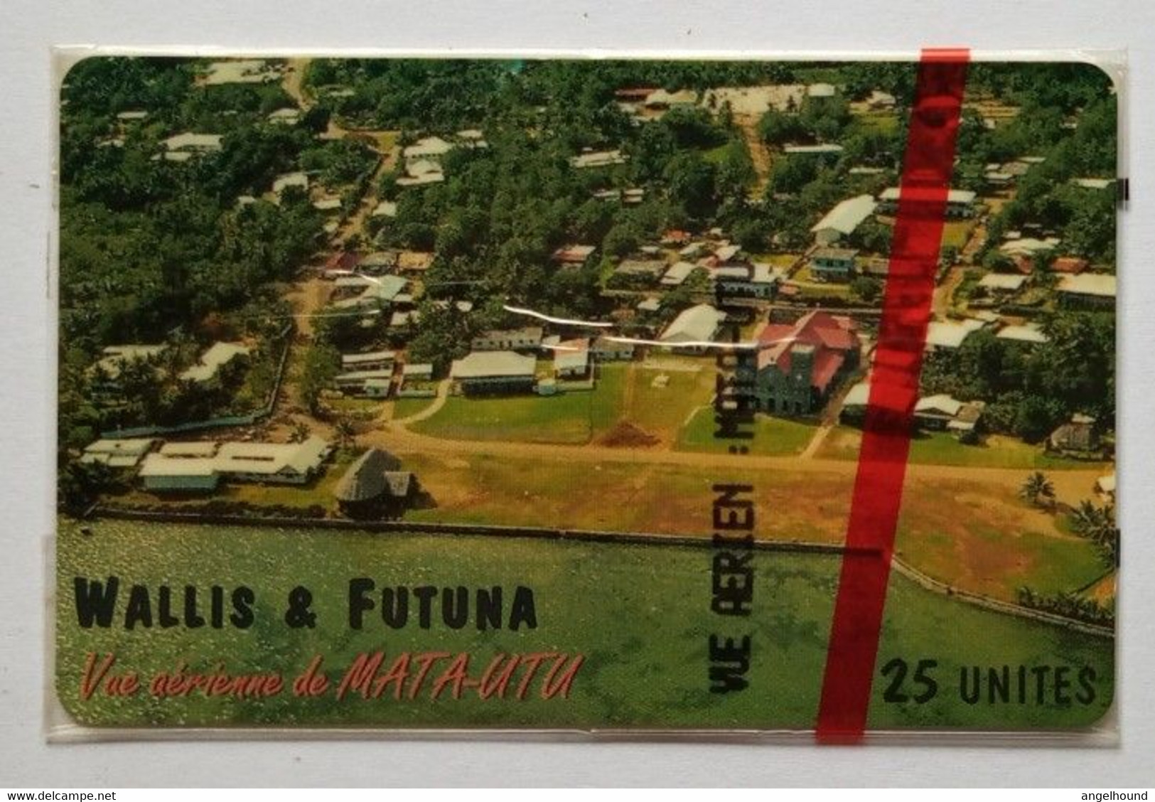 Wallis And Futuna 25 Units WF11A With Red Control Number ( Only 600 Issued) - Wallis-et-Futuna