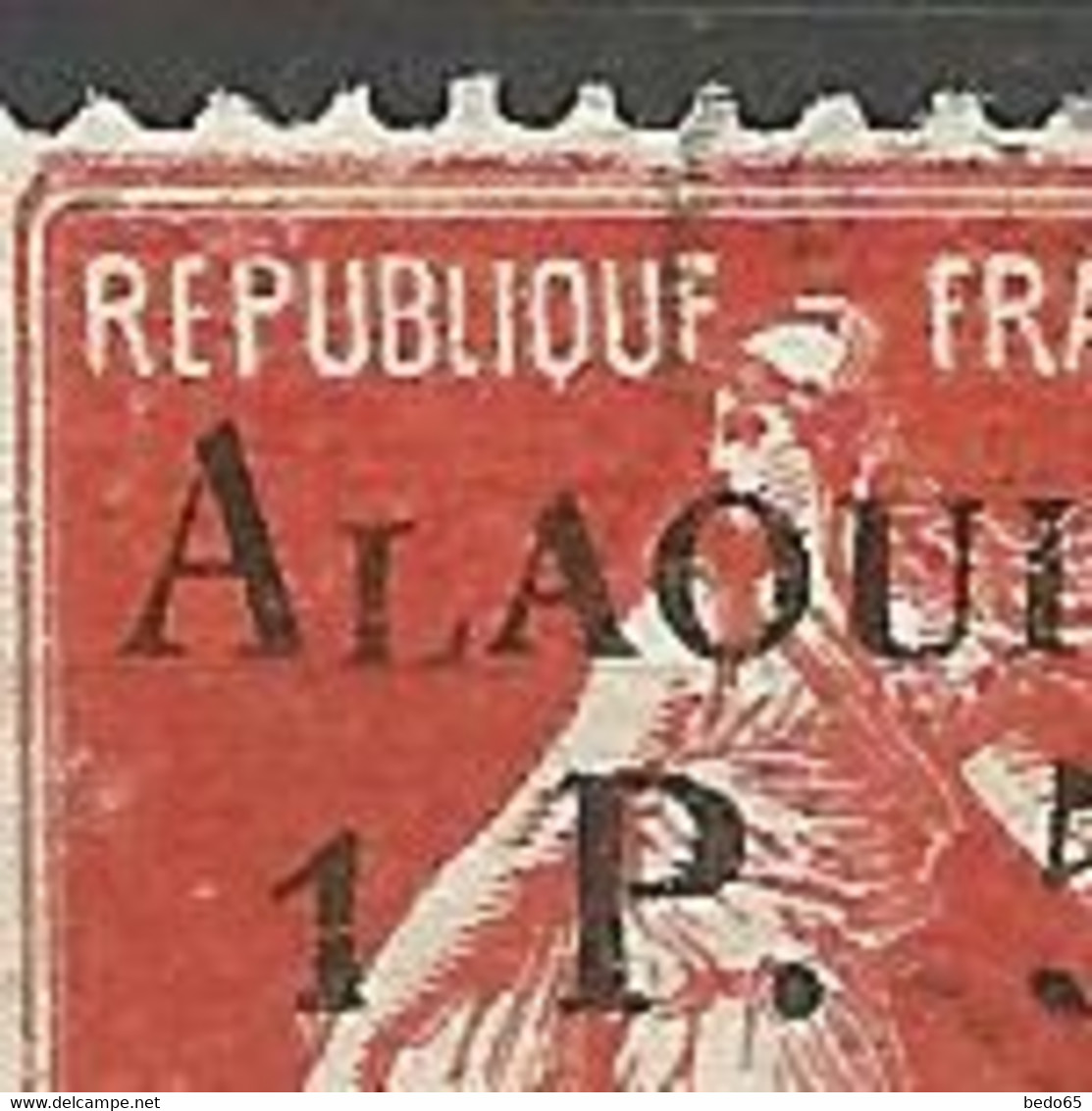 ALAOUITES  N° 6b Et C , Petit L Et 1 Et P Espacés OBL - Used Stamps