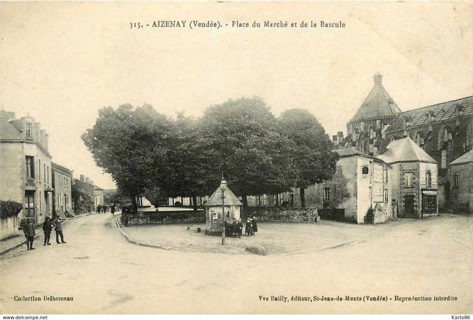 Aizenay * La Place Du Marché Et La Bascule * Balance Poids Public - Aizenay