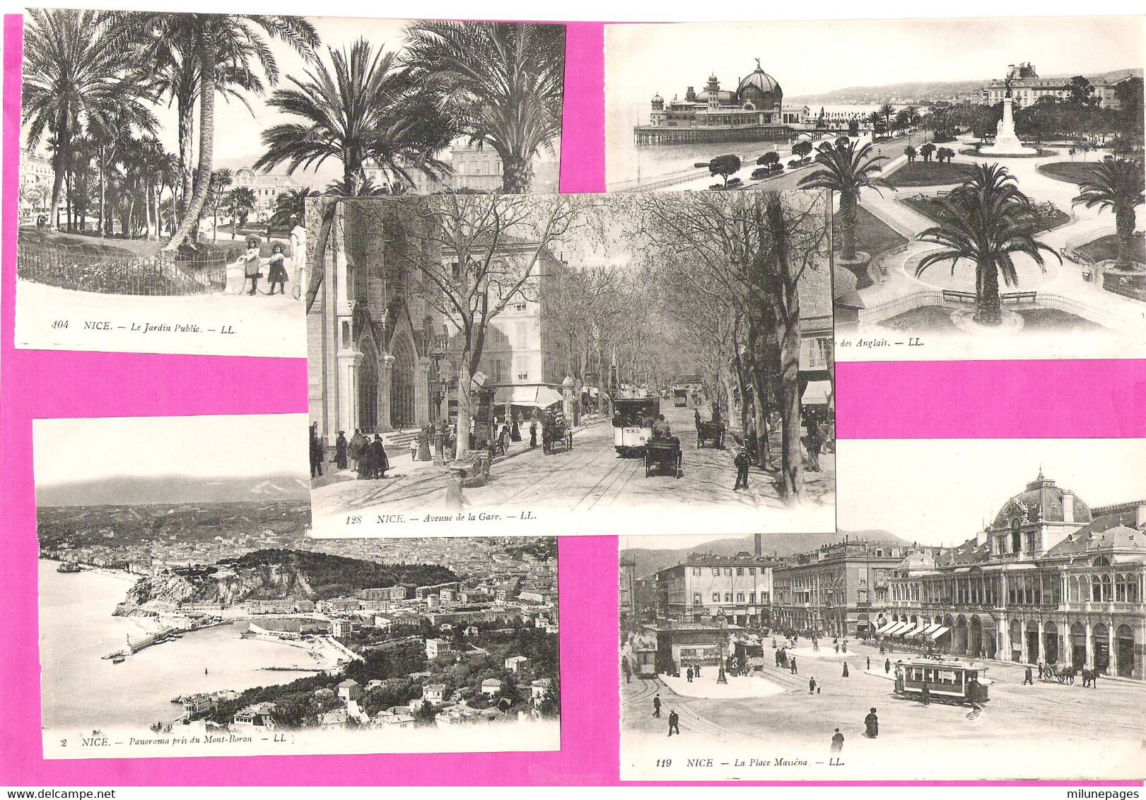 06 Alpes Maritimes Lot De 25 Cartes Différentes De La Ville De NICE - Lotes Y Colecciones