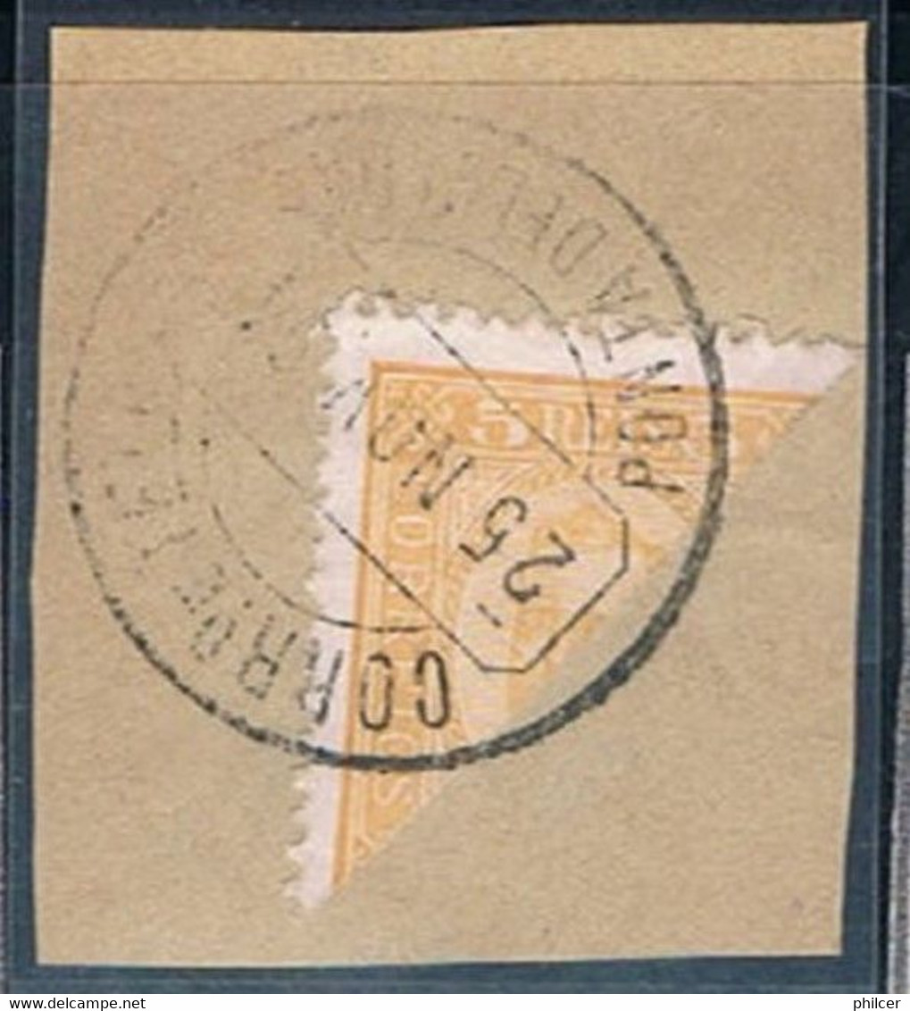 Ponta Delgada, 1892/3, # 1, Bipartidpo, Used - Ponta Delgada