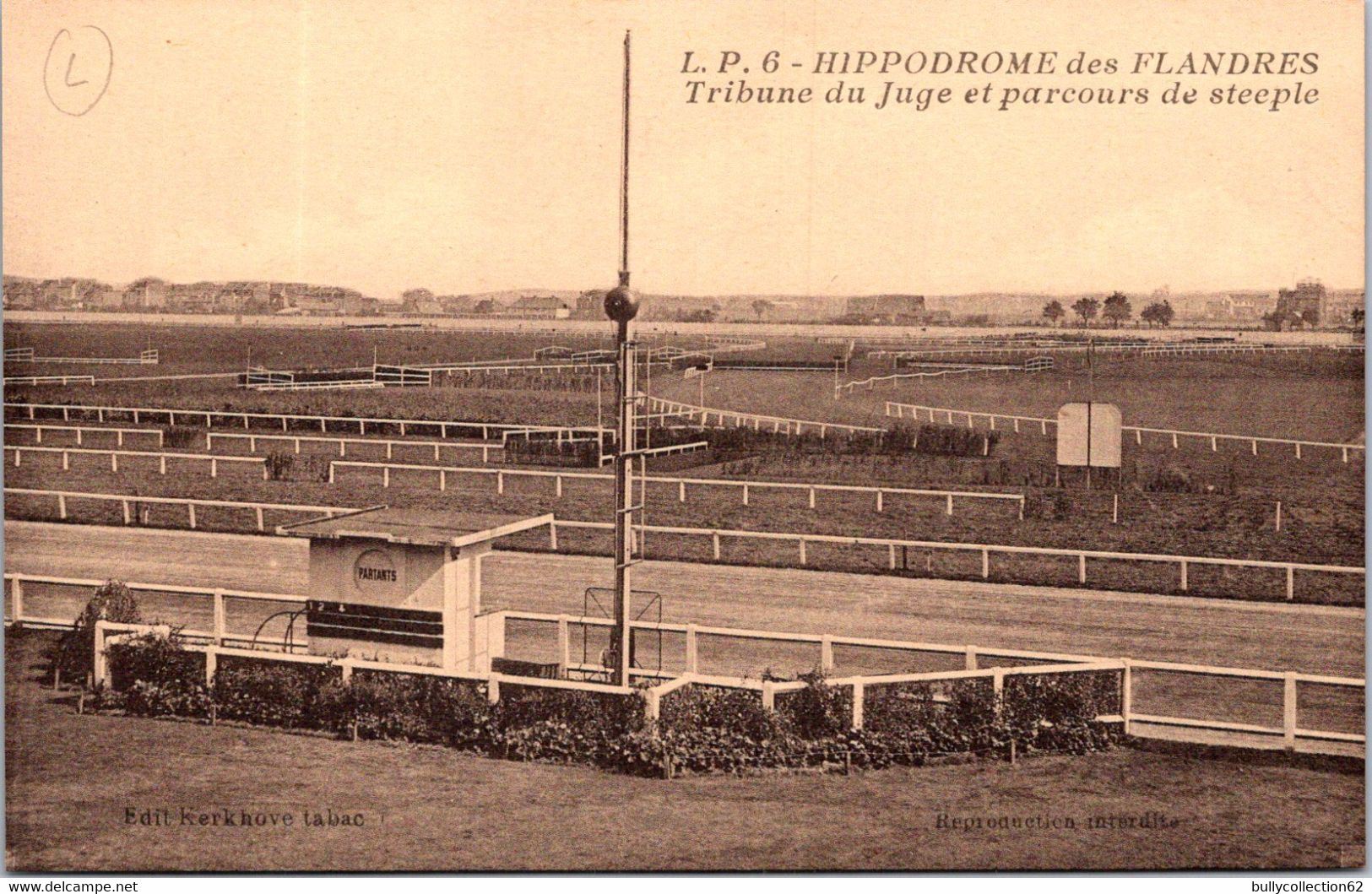 CPA - MARCQ - EN - BAROEUL    -   Hippodrome Des Flandres -  Tribunes Du Juge Et Parcours De Steeple - Marcq En Baroeul