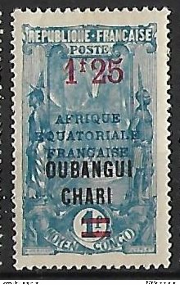 OUBANGUI N°70 N* - Neufs