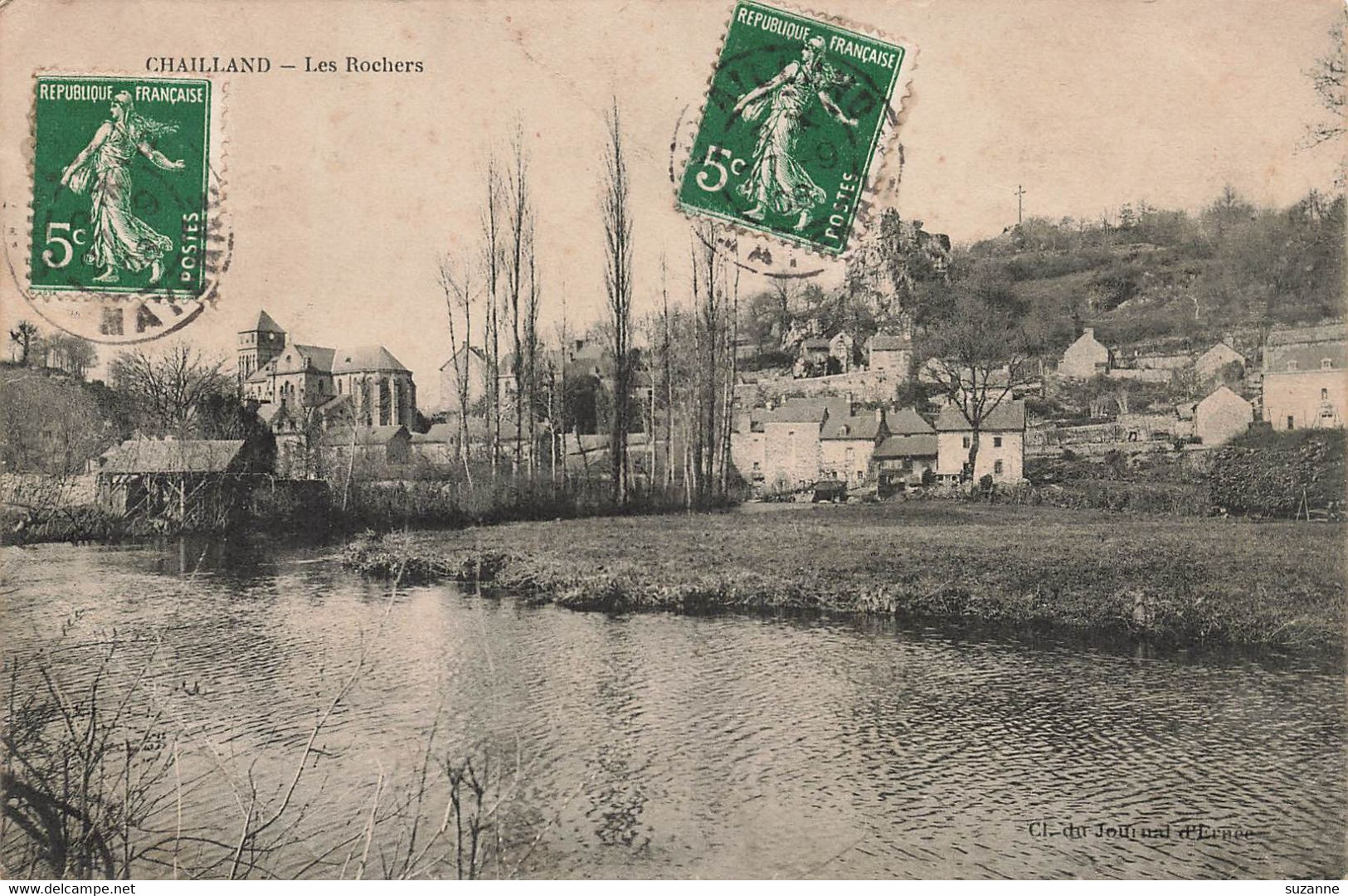 CHAILLAND - Les ROCHERS - 1908 - Chailland