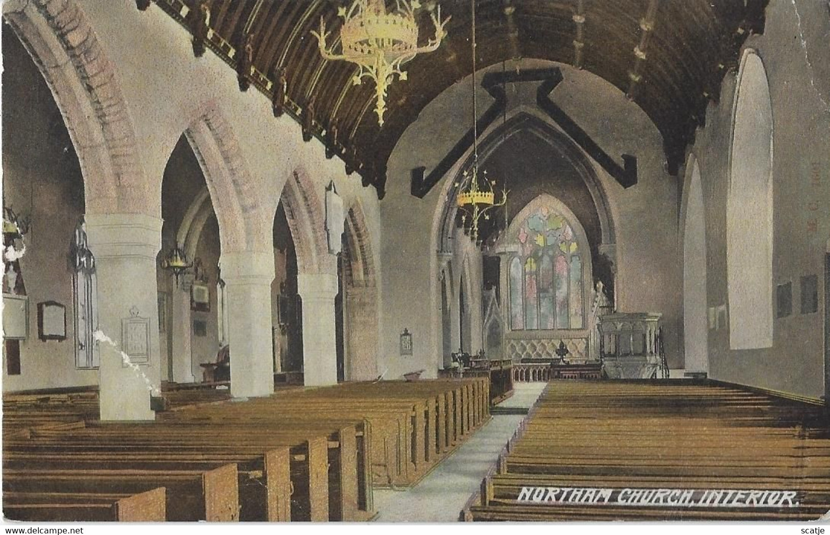 Northam  Church,   Interieur   -    1907   Appledore   Devon - Northamptonshire