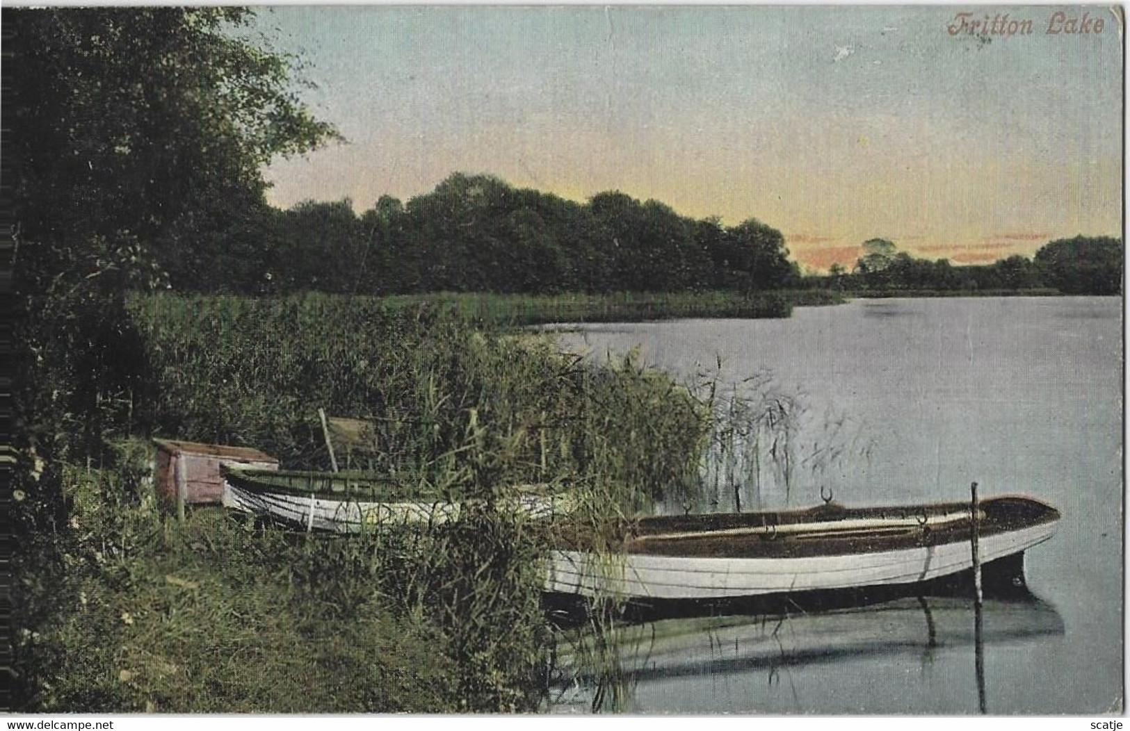 Fritton Lake.    -   Meer   -   1904    Newlyn   Naar    Cornwall - Great Yarmouth