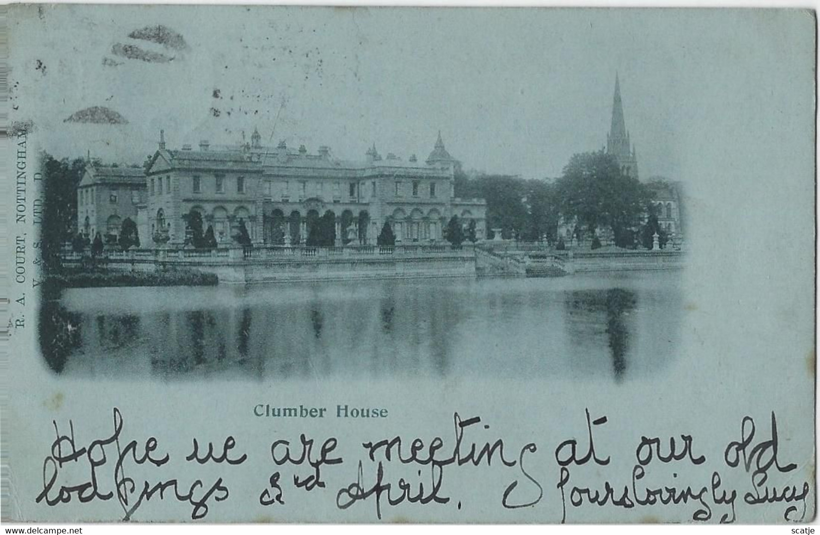 Clumber House   -   1902   Long.Eaton    Naar   Crewe - Nottingham