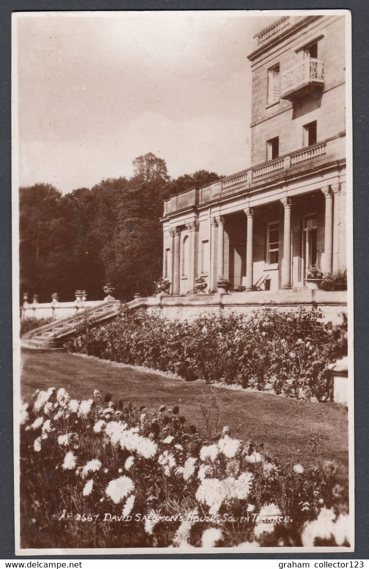 Vintage Postcard Postale Carte Postkarte David Saeoman's House South Terrace Tunbridge Wells Kent Posted 1952 KGVI Stamp - Tunbridge Wells