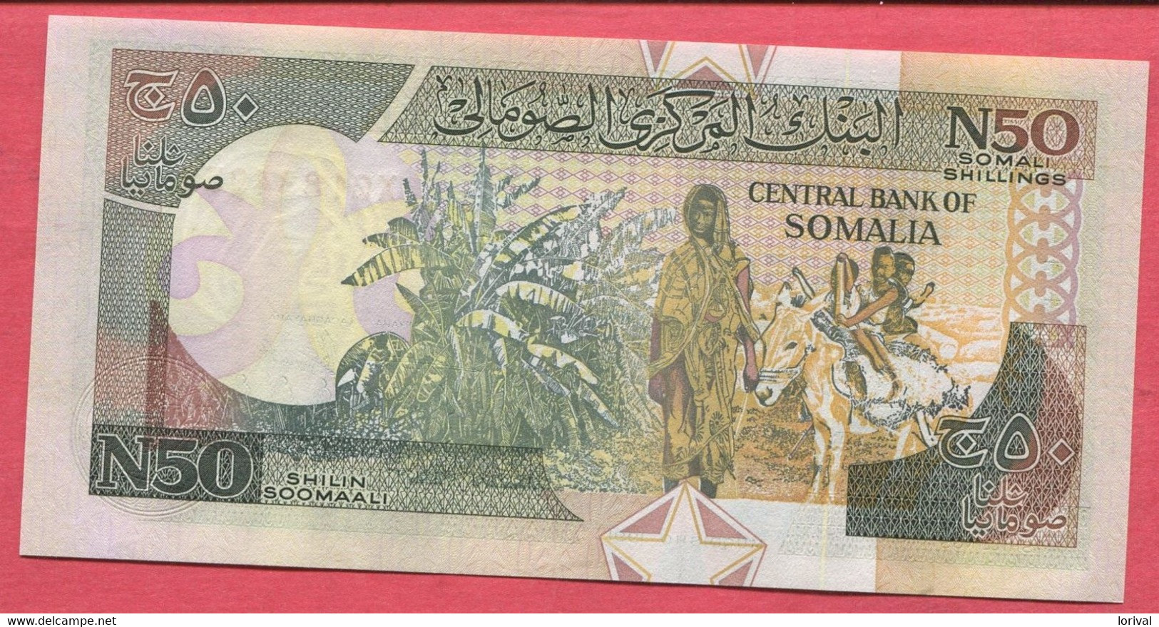 N50 Shilling 1991 Neuf 3 Euros - Somalia