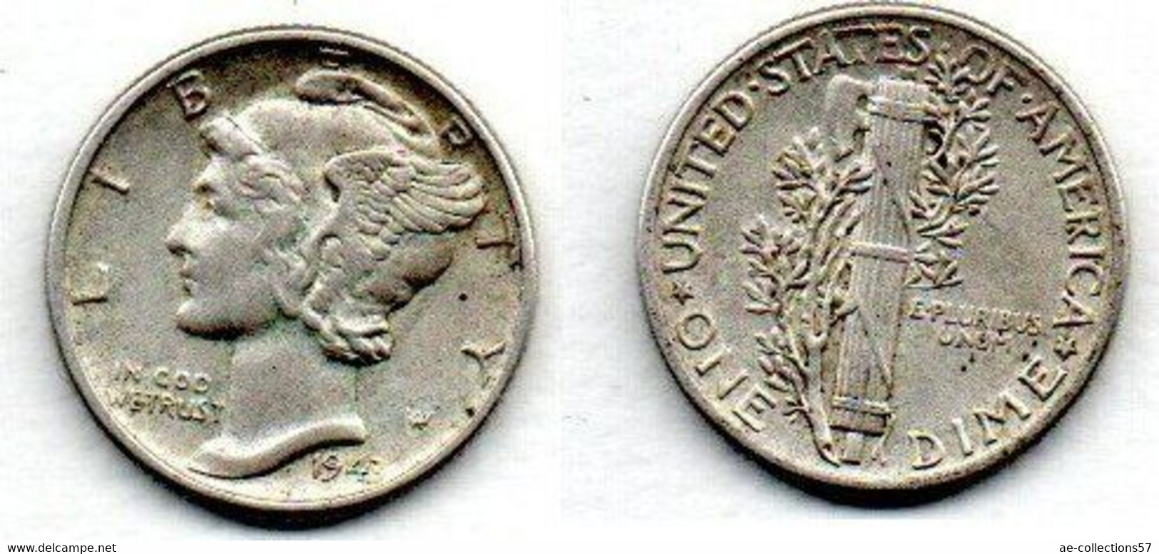 USA  Dime 1943 TTB - 1916-1947: Liberty Walking (Liberté Marchant)