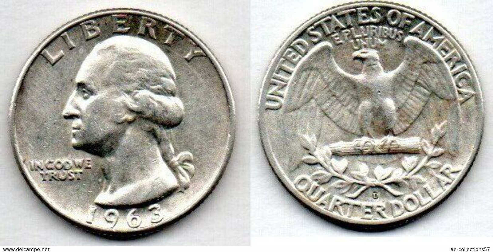 USA  Quarter 1963 D TTB - 1916-1947: Liberty Walking