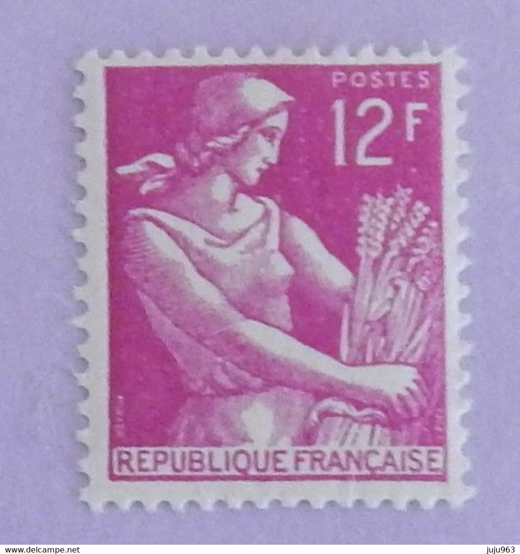 FRANCE TYPE MOISSONNEUSE  YT 1116 NEUF**MNH  ANNÉES 1957/1959 - 1957-1959 Moissonneuse