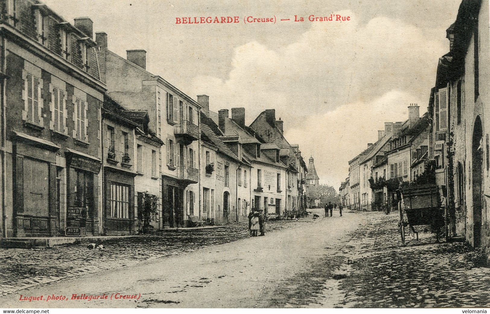 S9816 Cpa 23 Bellegarde - La Grand'rue - Bellegarde