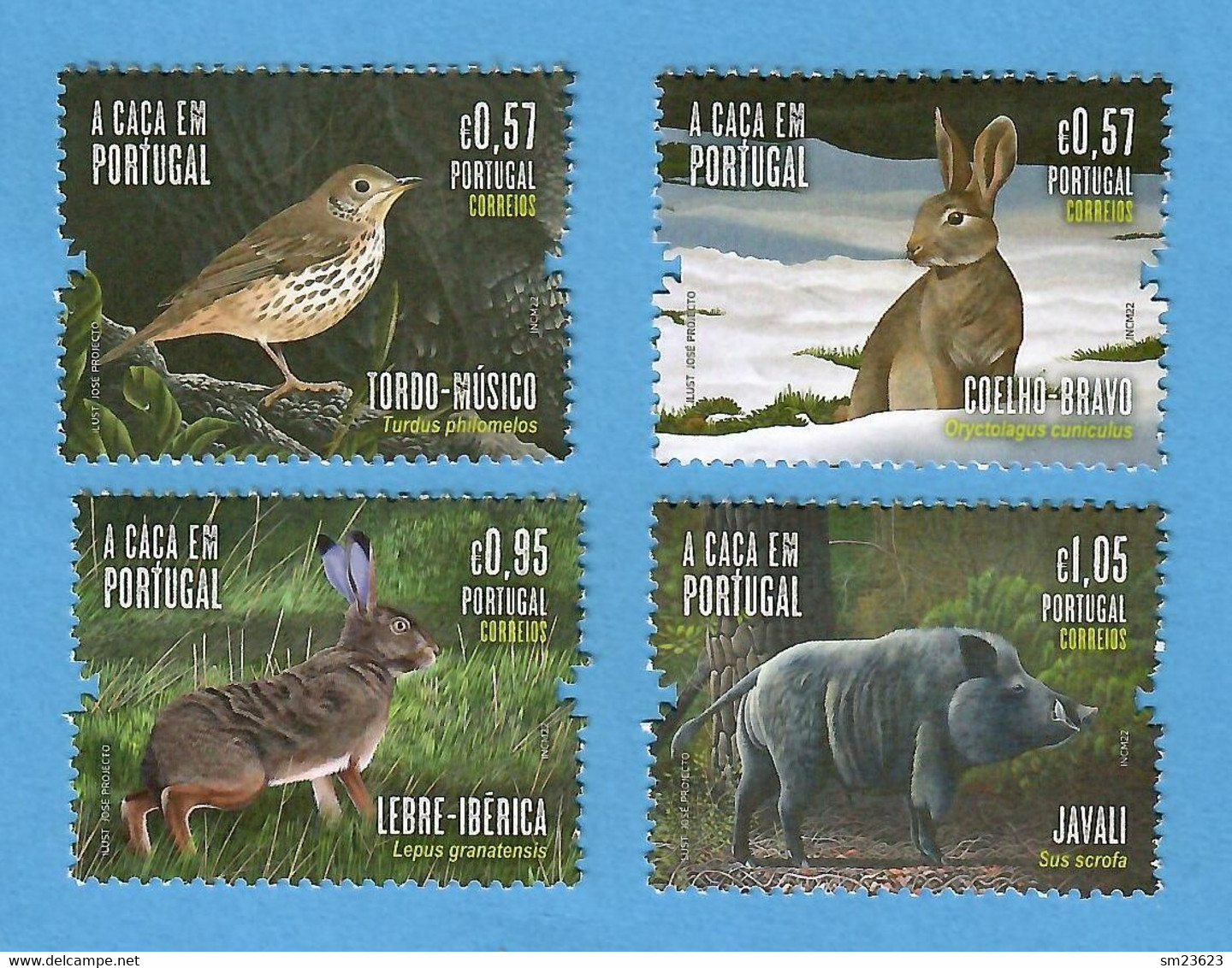 Portugal 26.05.2022 , A Caca Em Portugal - 2.° Grupo - Postfrisch / MNH / (**) - Ongebruikt