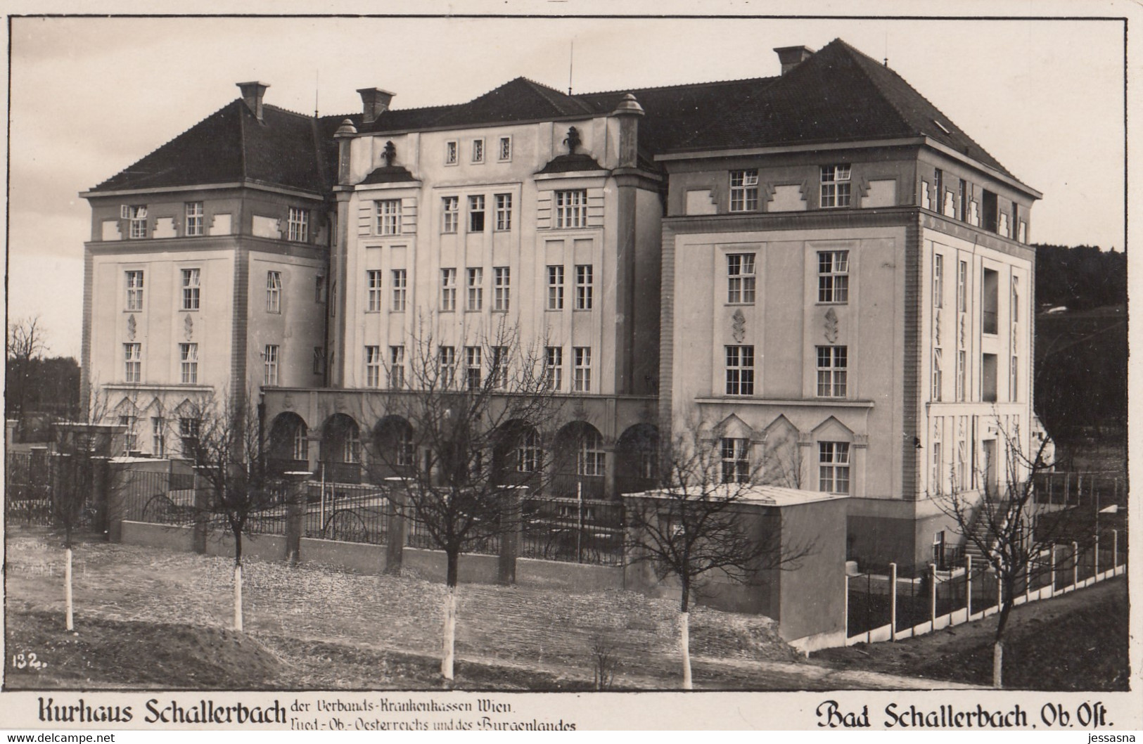 AK - BAD SCHALLERBACH - Kurhaus D. Verbands Krankenkassen Wien 1928 - Bad Schallerbach