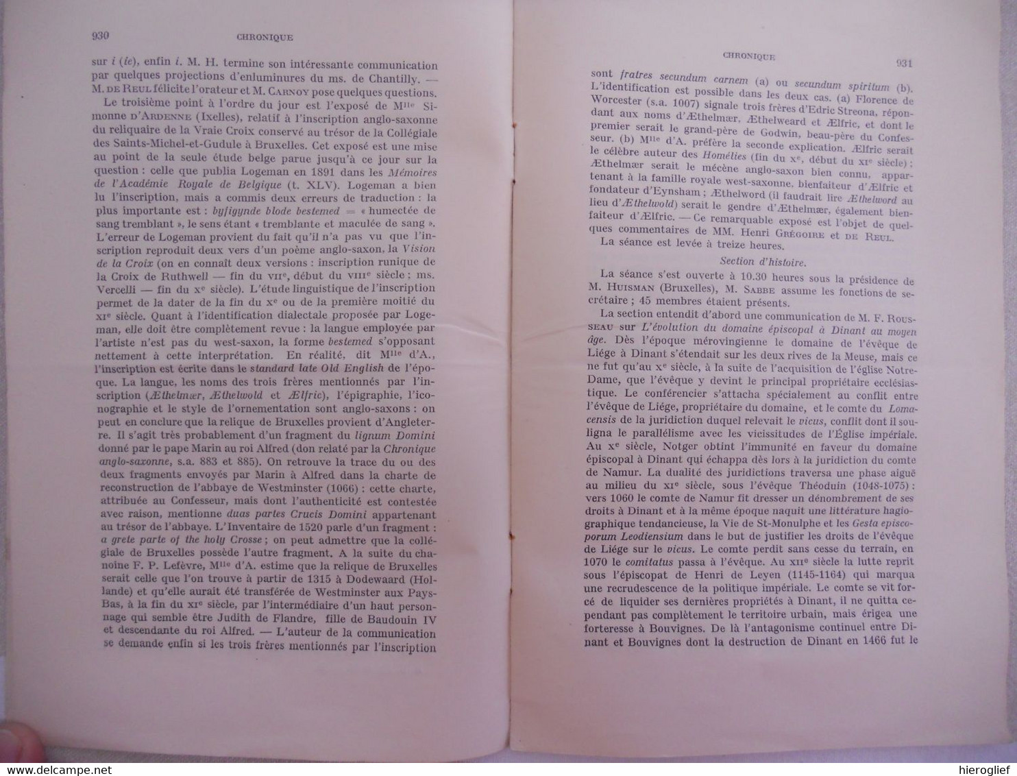 Séance Pour Le Progrès Des études Philologiques Et Histouriques 9 Mai 1937 Philologie Classique - 18 Ans Et Plus