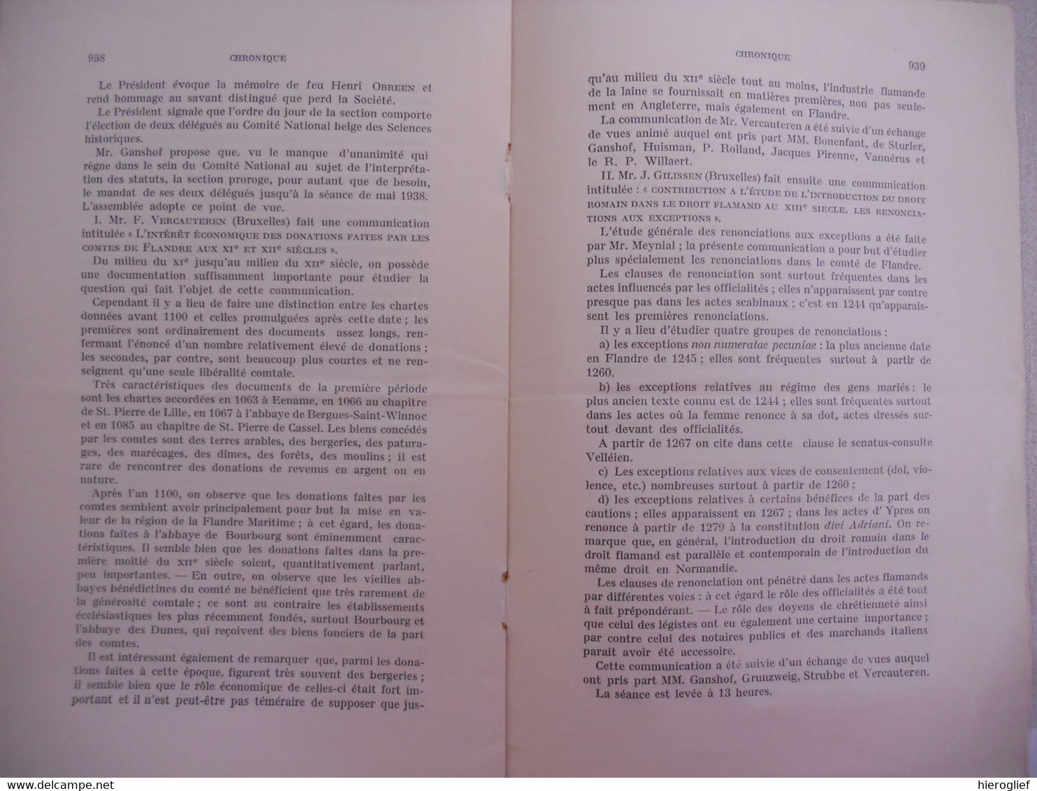 Séance Pour Le Progrès Des études Philologiques Et Histouriques 9 Mai 1937 Philologie Classique - 18+ Years Old