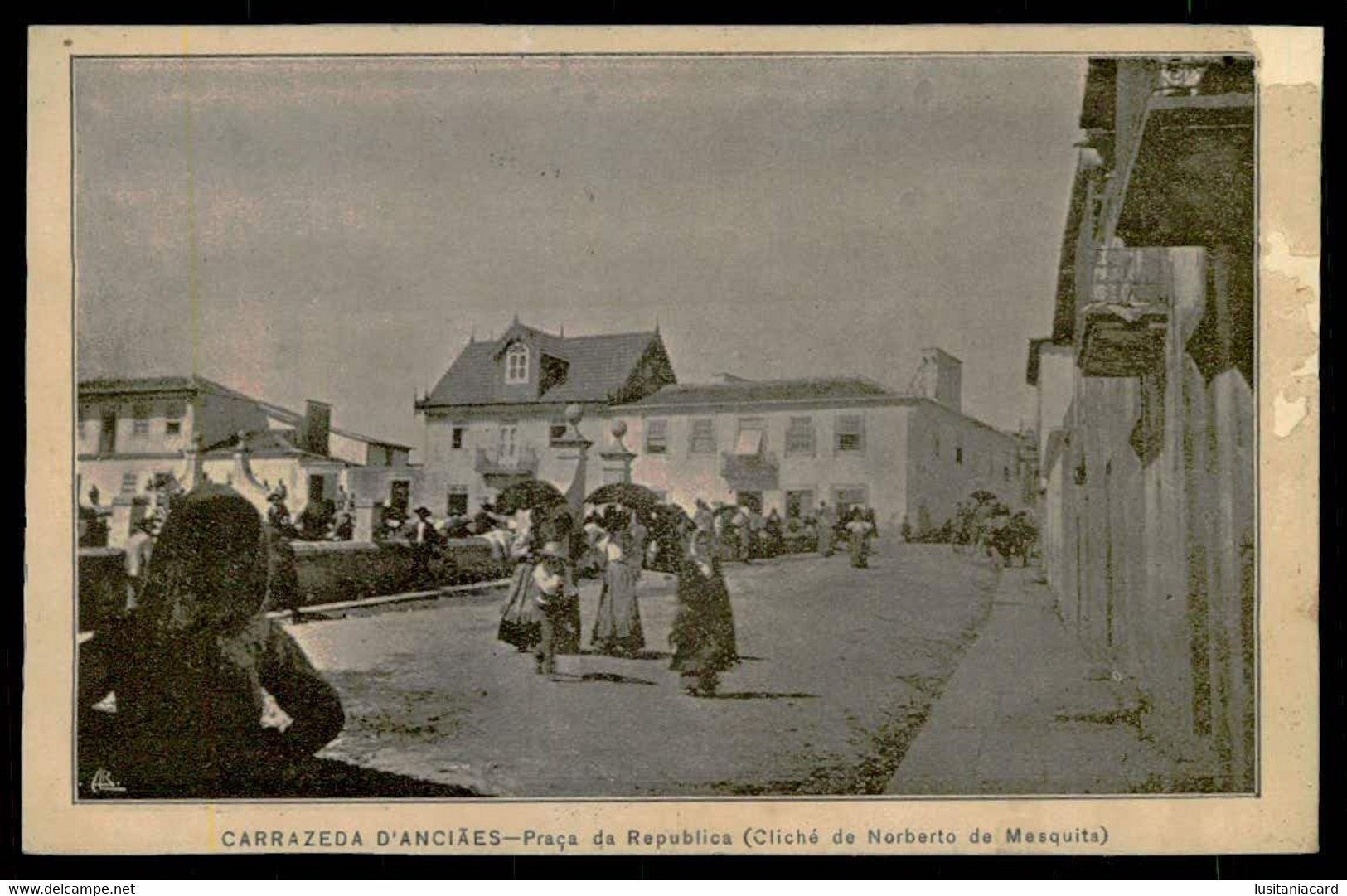 CARRAZEDA DE ANSIÃES - Praça Da Republica. ( Cliché De Norberto De Mesquita) Carte Postale - Bragança