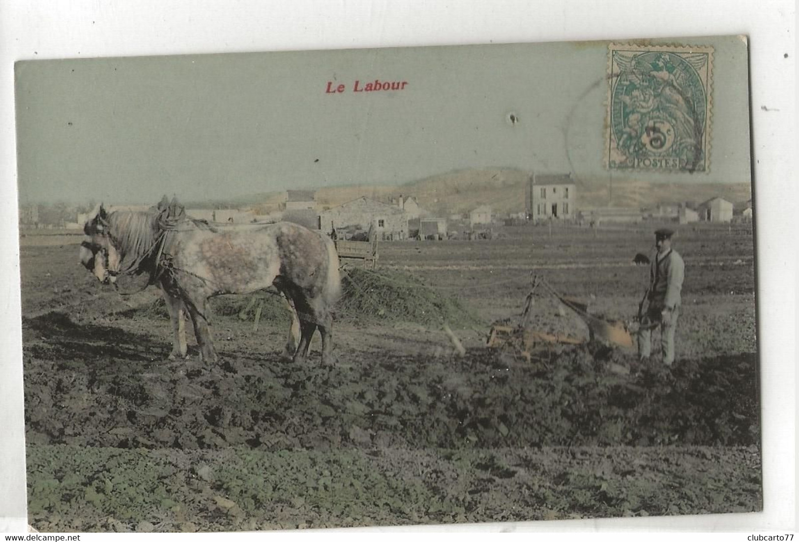 Attelage (Agriculture) : Métier GP D'un Attelage De Labour En 1905 (animé) PF. - Attelages