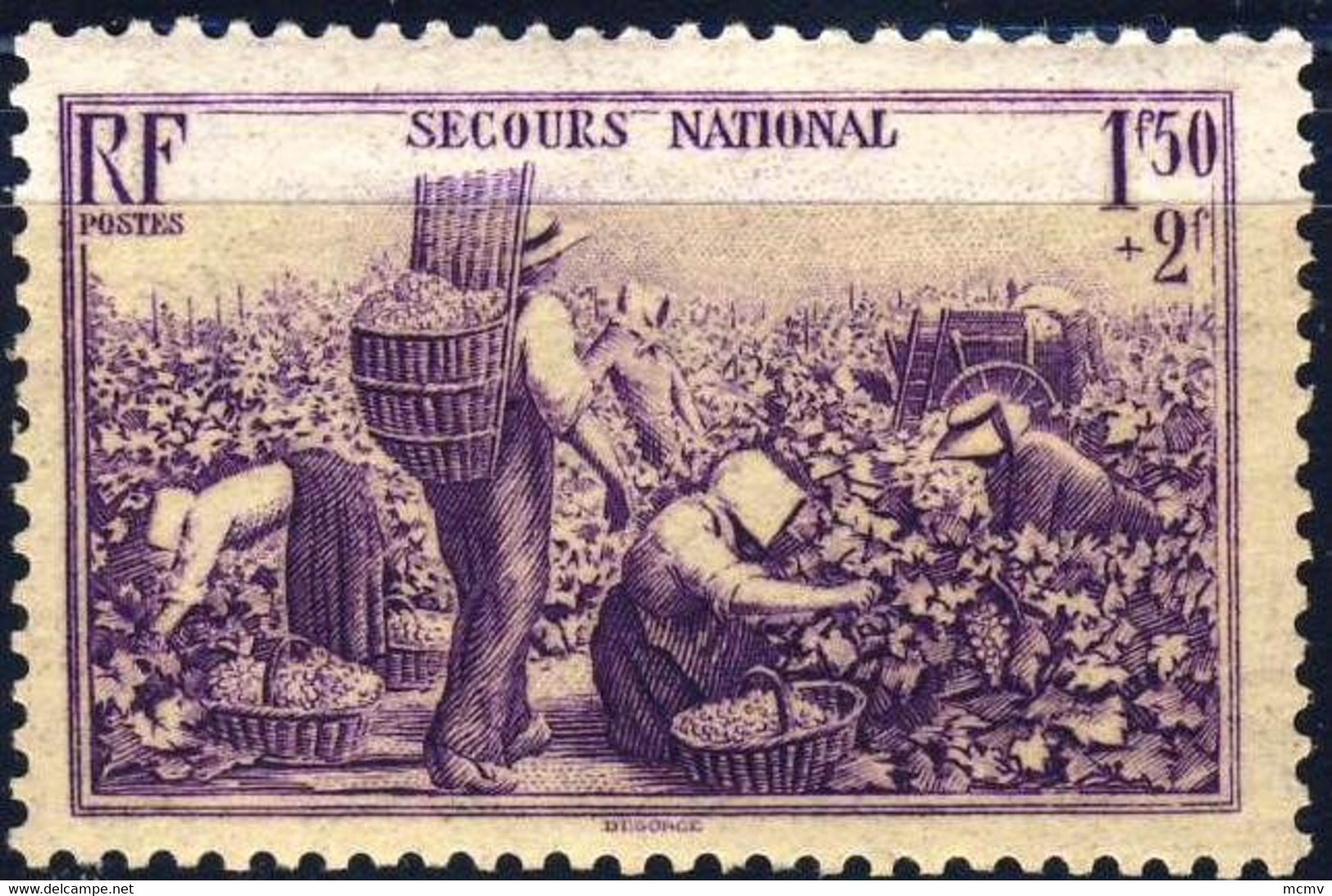 468  SECOURS NATIONAL  NEUF**  ANNEE 1940 - Unused Stamps