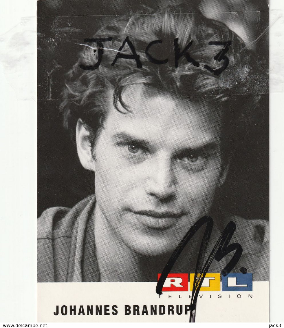 AUTOGRAFO -  AUTOGRAFO-Johannes Brandrup- RTL AK-ORIGINALE- ATTORE - Autographs