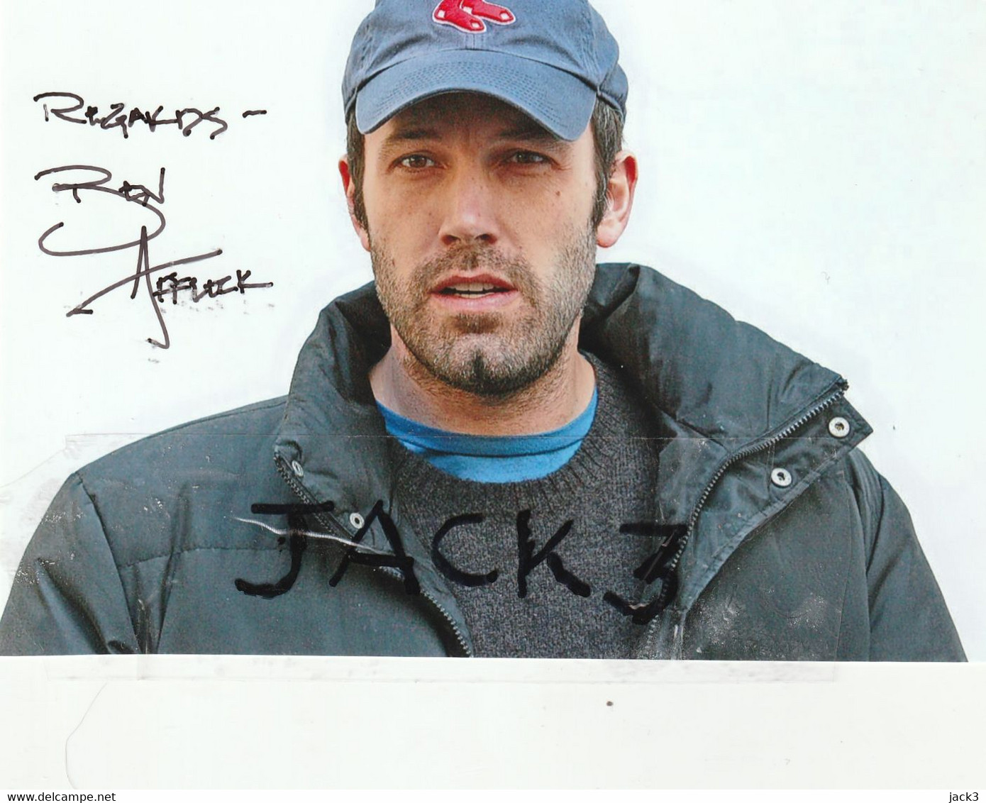 AUTOGRAFO -  Ben Affleck, All'anagrafe Benjamin Géza Affleck-Boldt, è Un Attore, Regista, Sceneggiatore E Produttore - - Autogramme