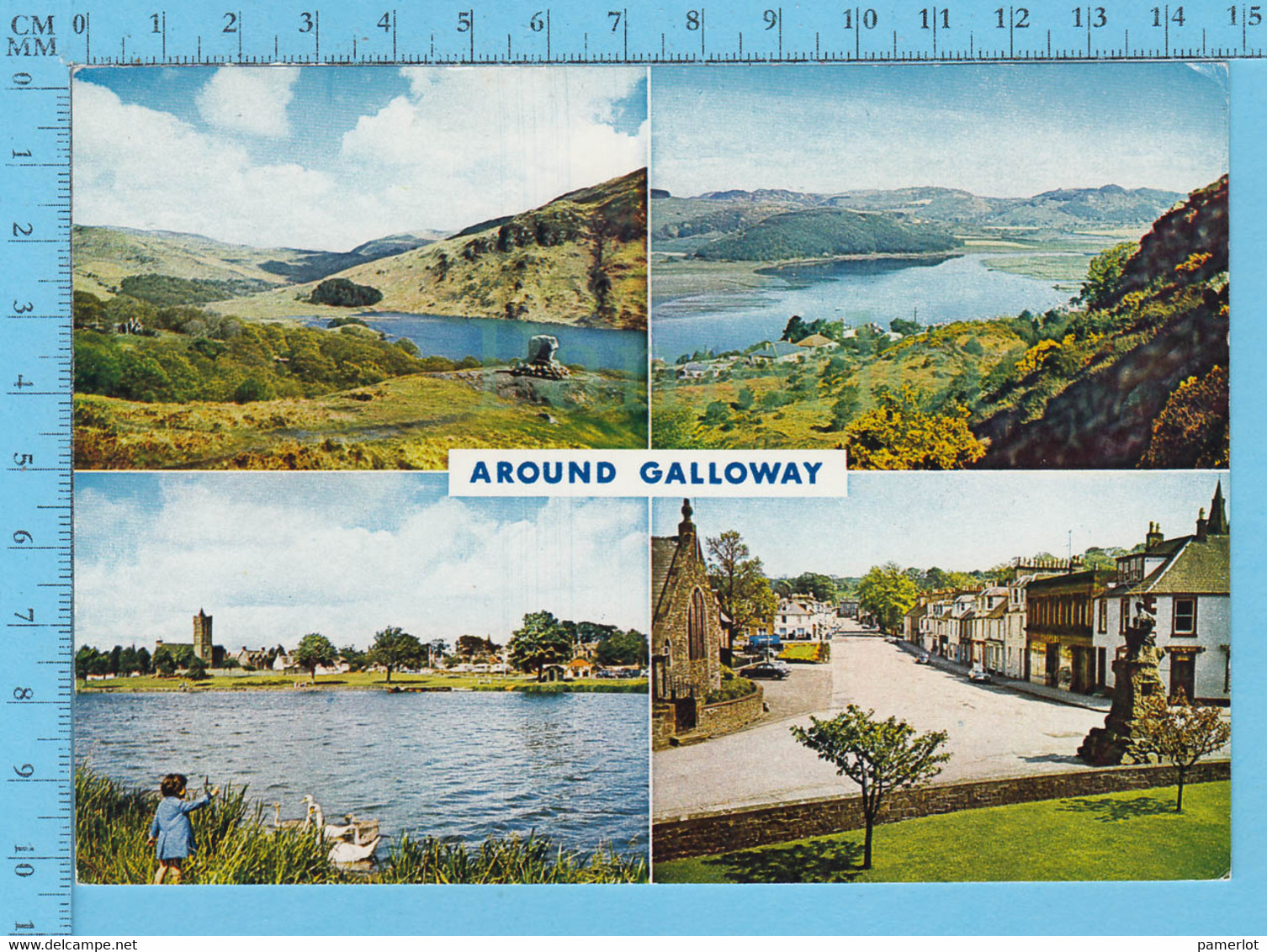 SCOTLAND: KIRKCUDBRIGHTSHIRE: Around Galloway: Loch Trool / Kippford / Castle Douglas / Kirkcudbright. - Kirkcudbrightshire