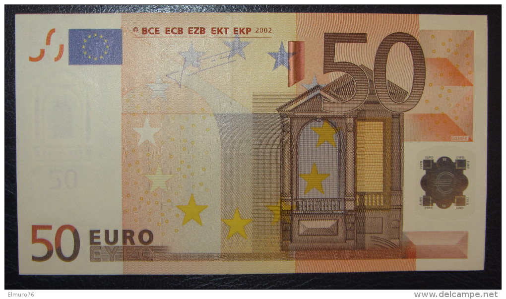 50 EURO G034F4 Germany  Serie X75 UNCIRCULATED - 50 Euro