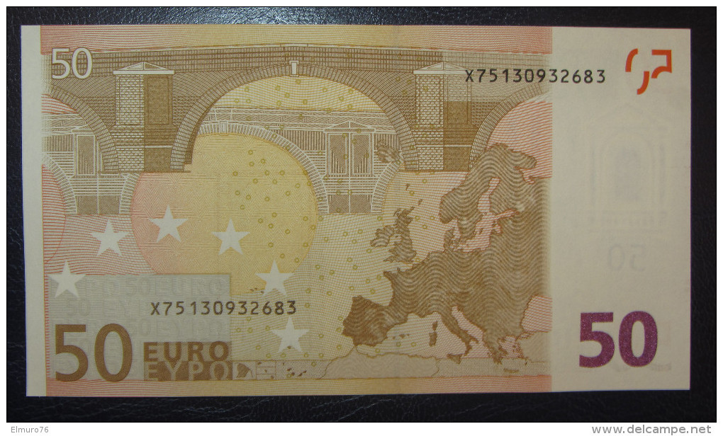 50 EURO G034F4 Germany  Serie X75 UNCIRCULATED - 50 Euro