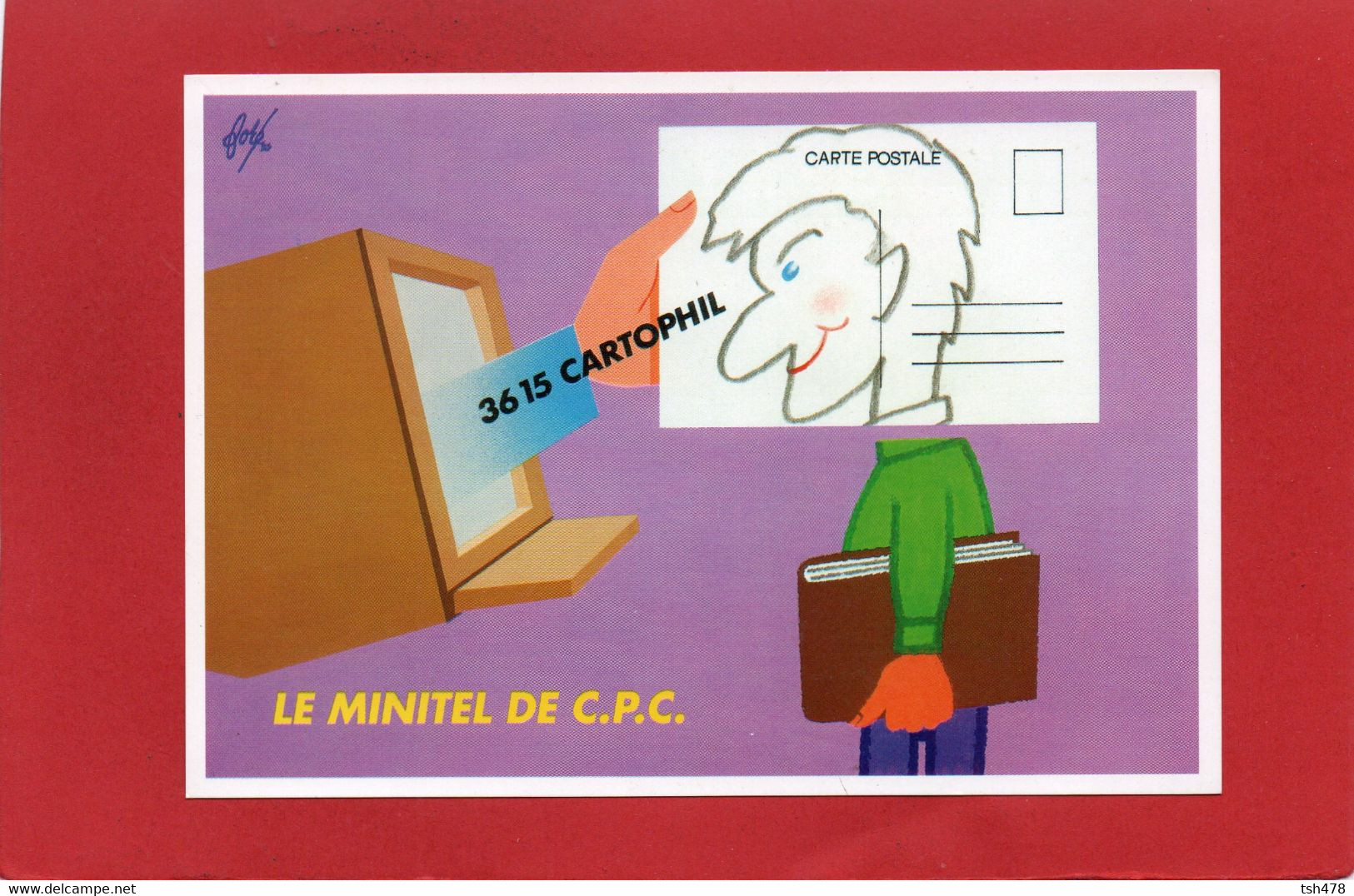 CARTOPHIL---Le Minitel De C.P.C.---illustration FORE----voir 2 Scans - Fore